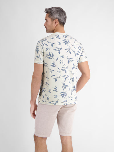Herren T-Shirt mit floralem Print