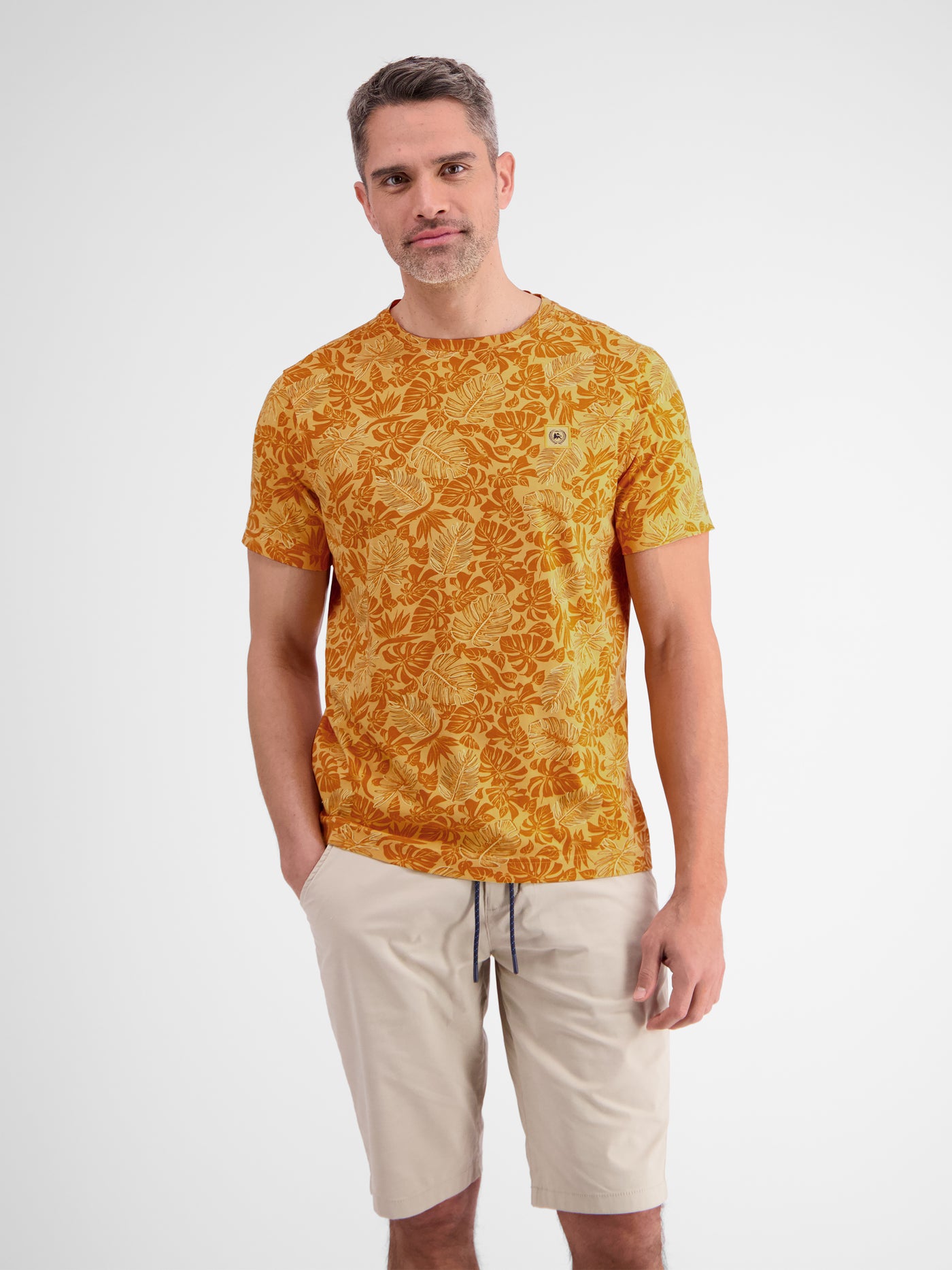 T-Shirt für Herren mit floralem Print