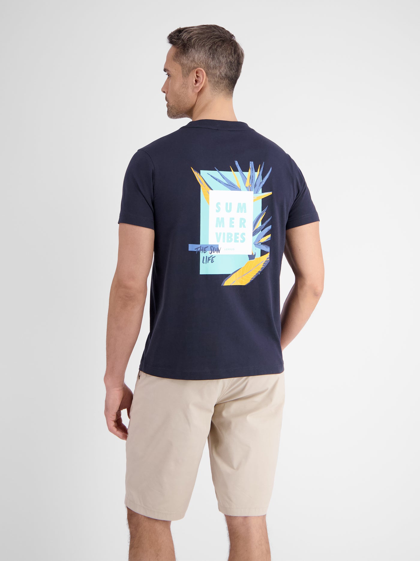 T-Shirt mit Front- und Rückenprint