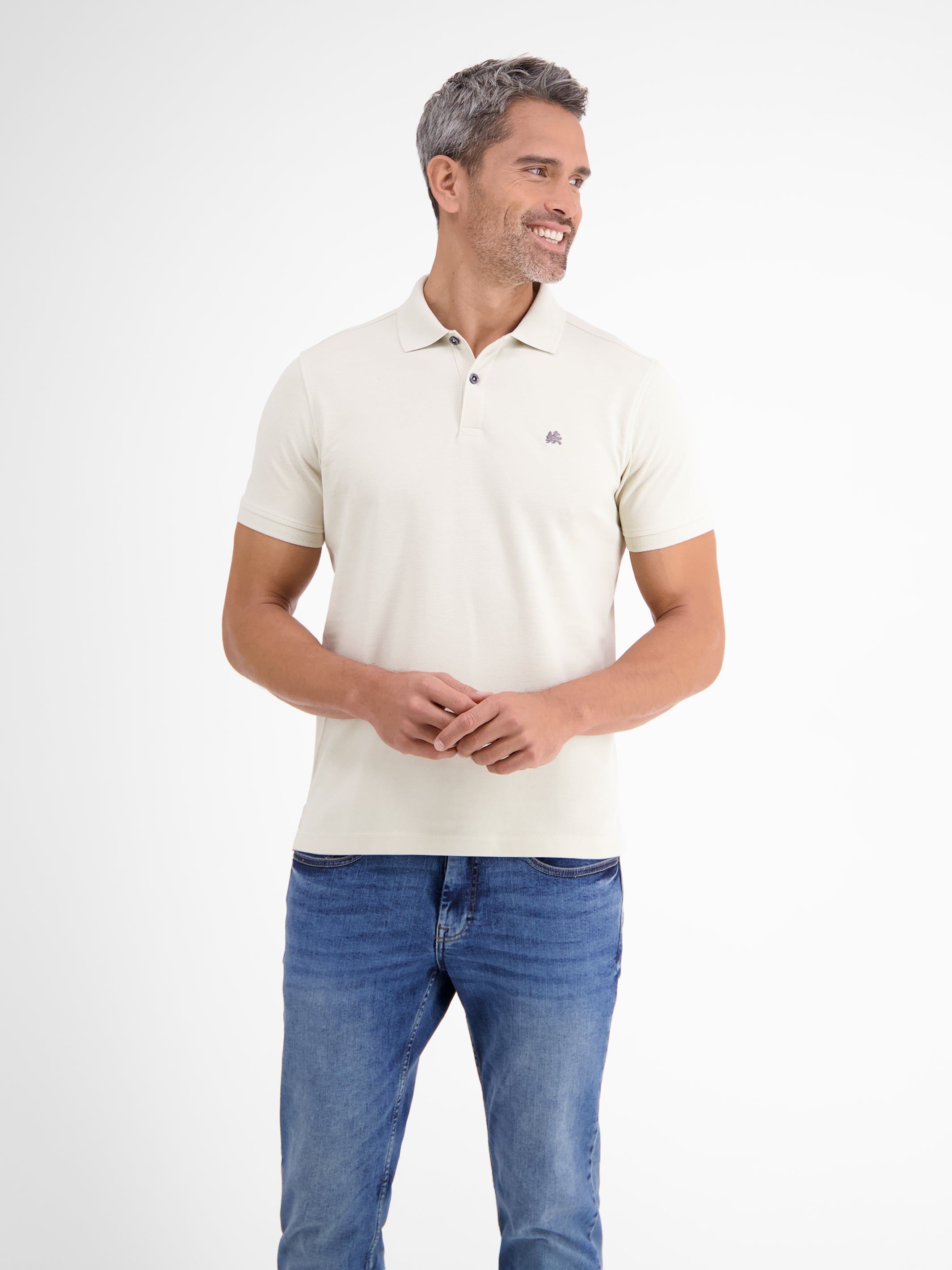 Piqué-Poloshirt in hochwertiger Baumwollqualität, BCI-zertifiziert – LERROS  SHOP