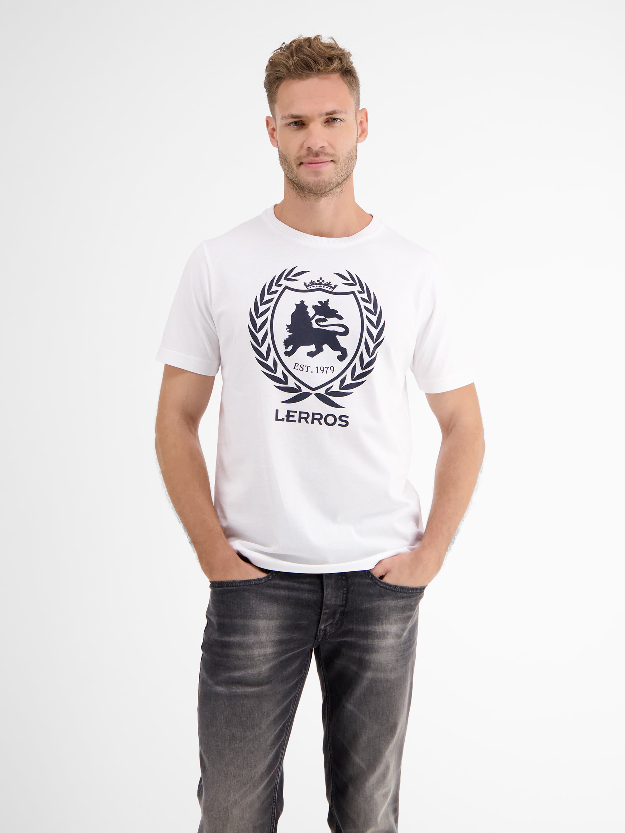 T-Shirt, Logoprint – LERROS SHOP