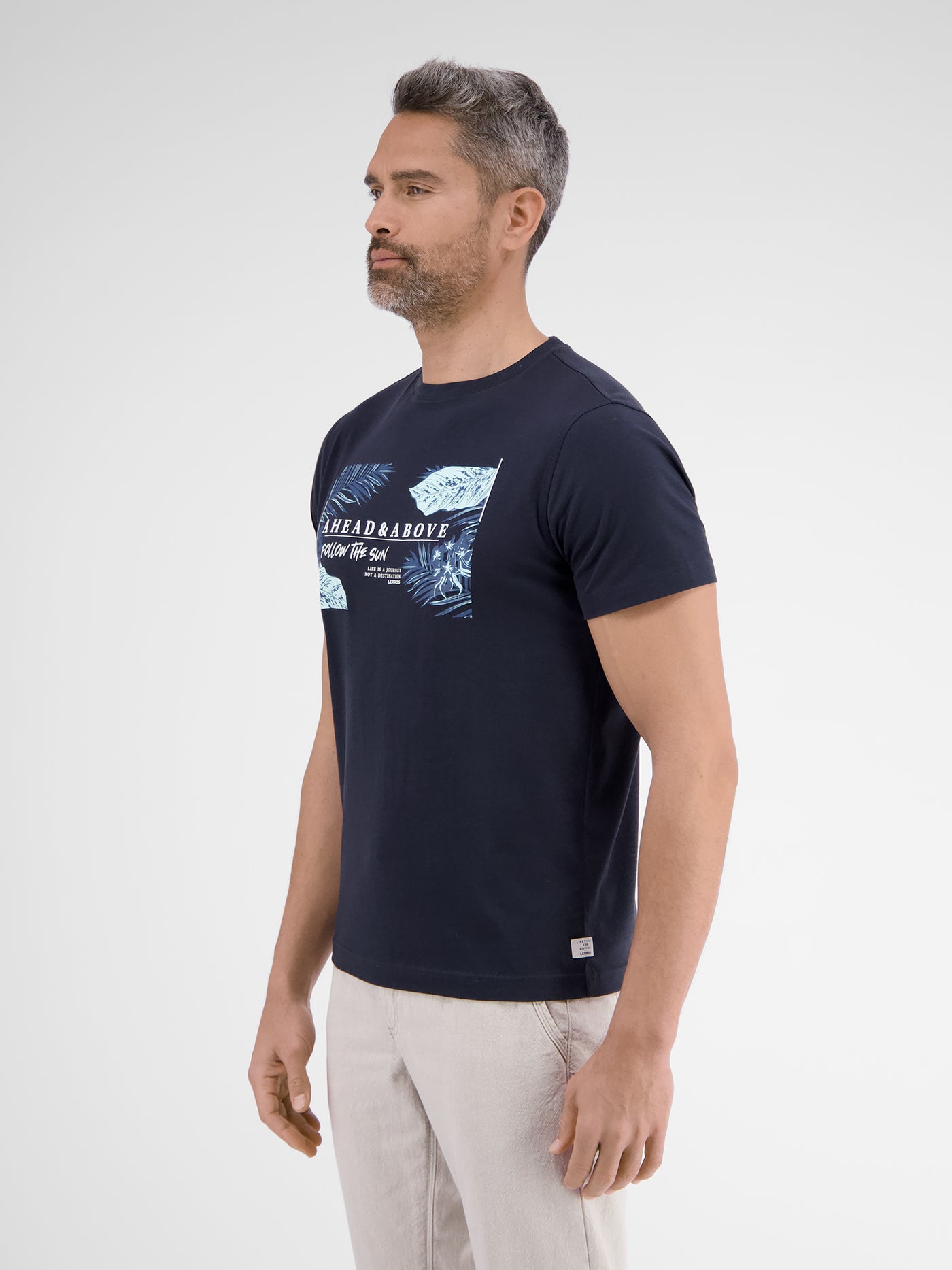 T-Shirt mit Design-Fotoprint