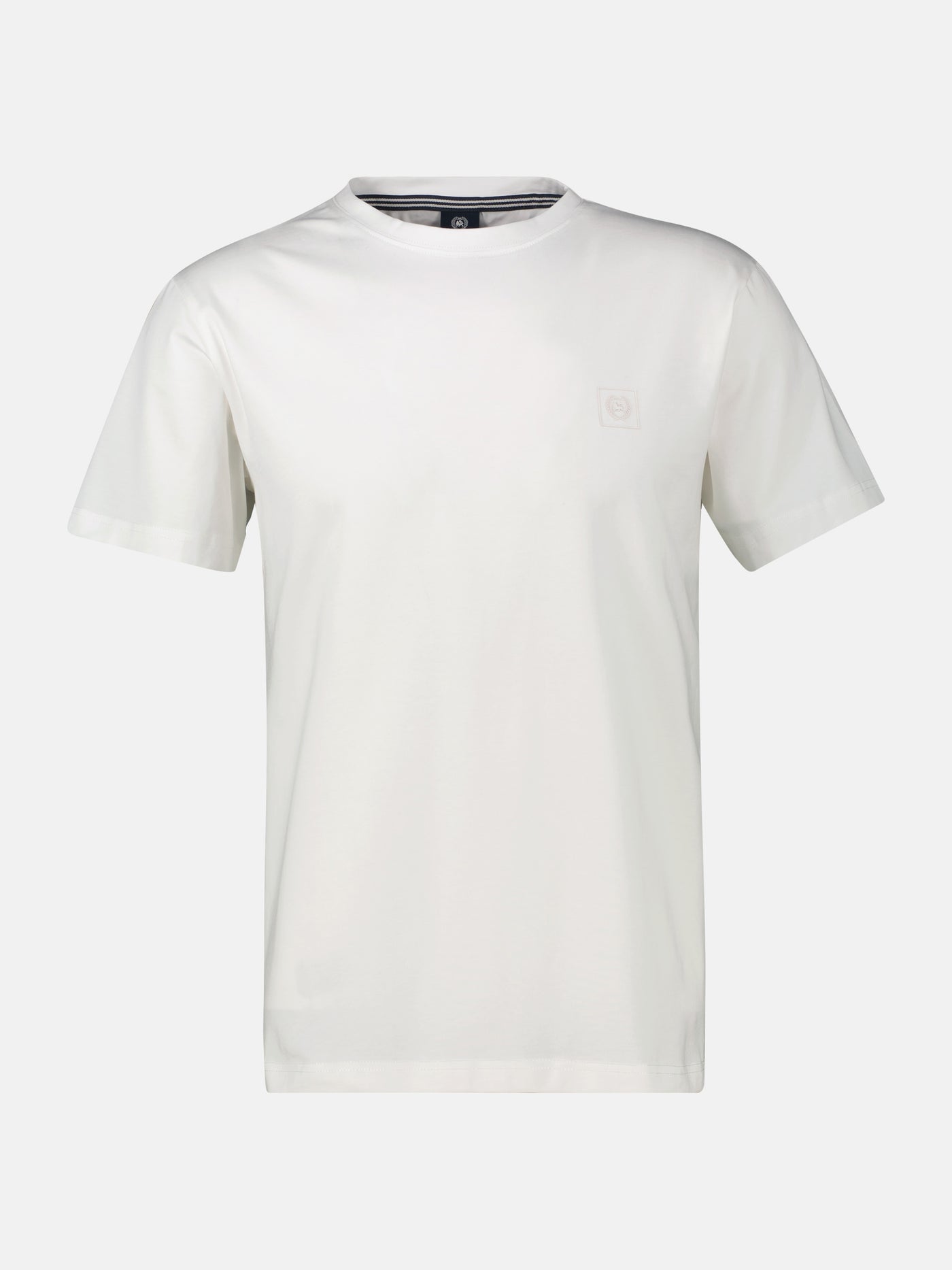 Basic T-Shirt mit LERROS Logo-Print - LERROS