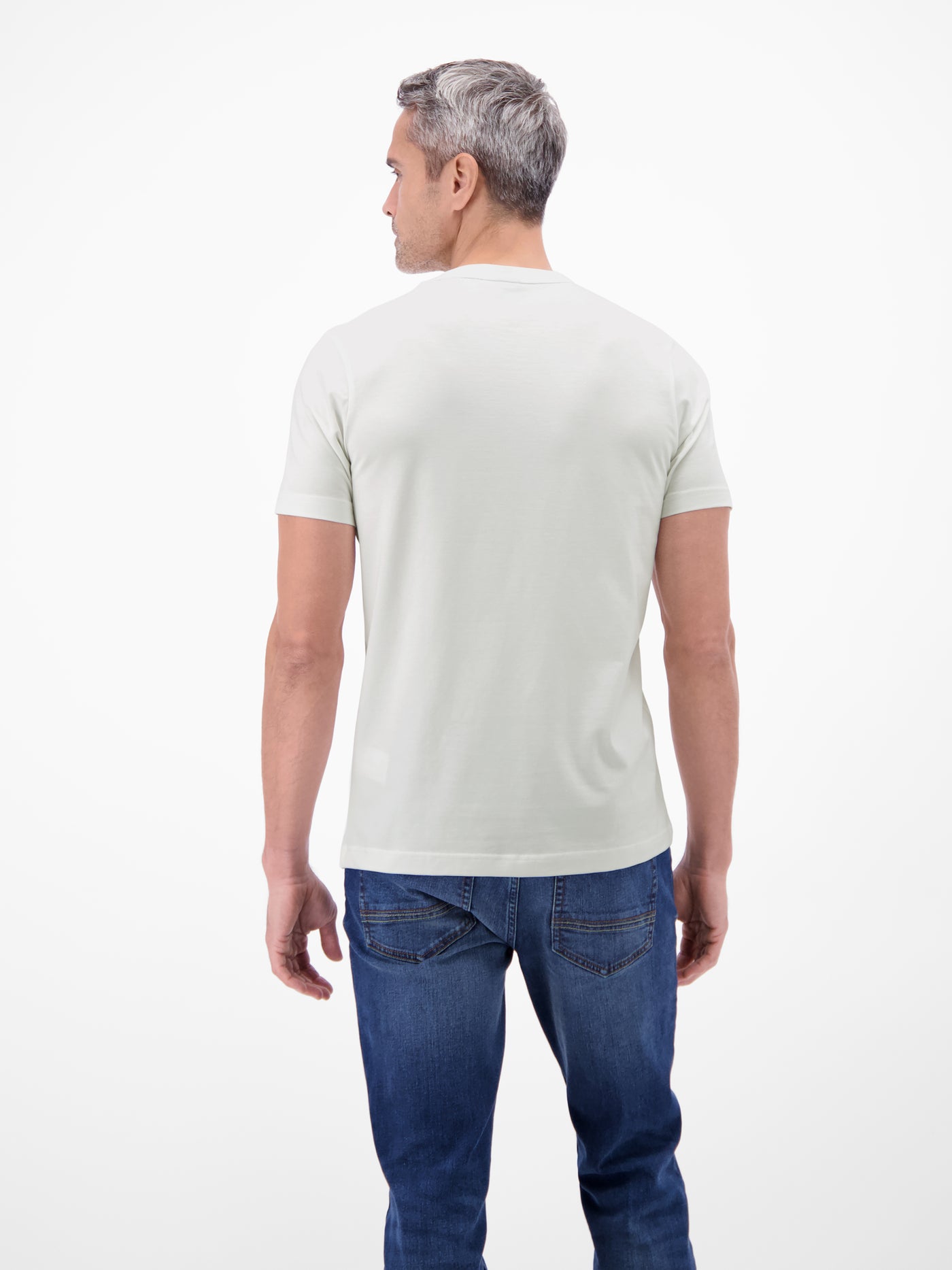 Basic T-Shirt mit LERROS Logo-Print - LERROS