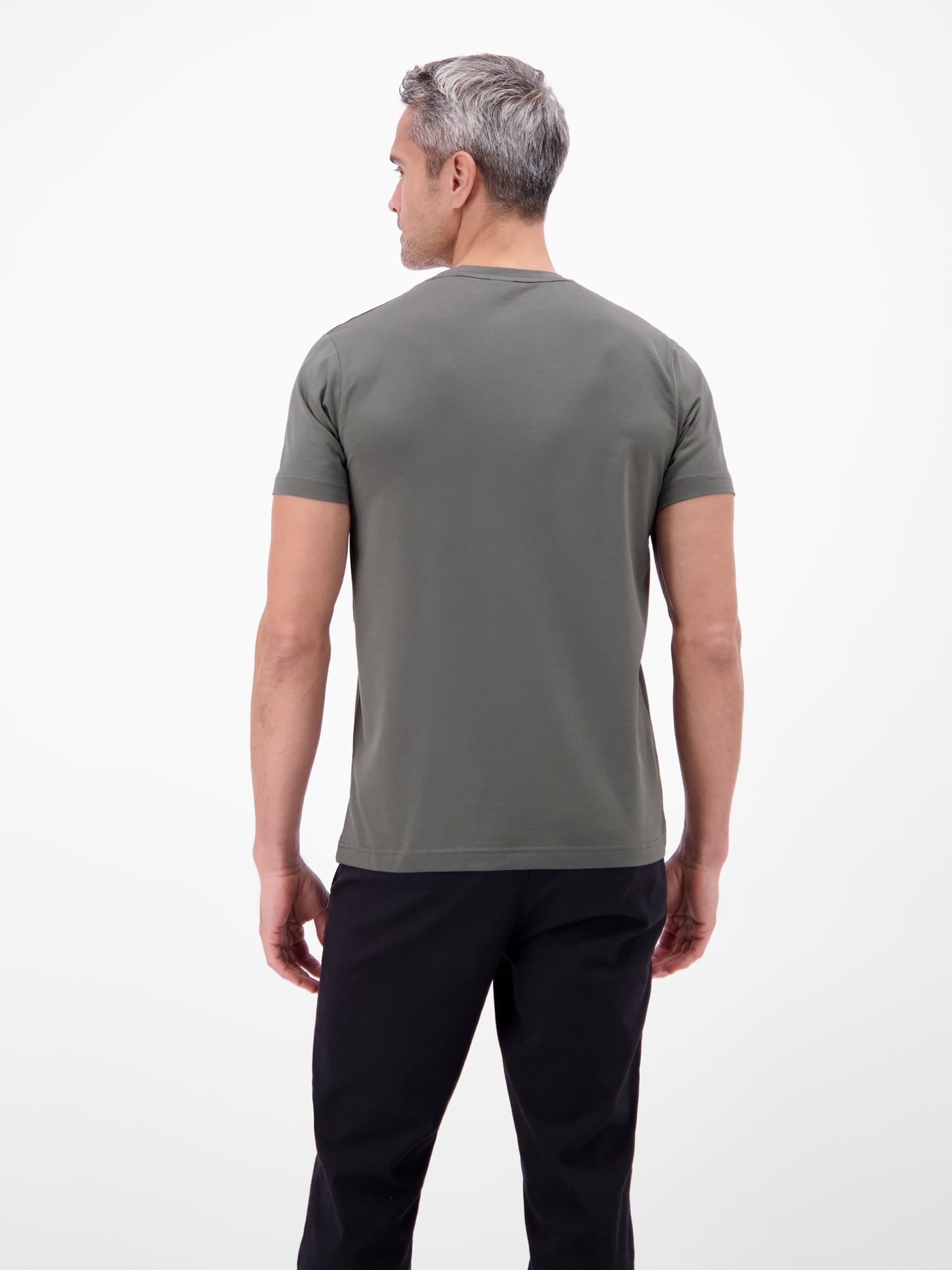 Basic T-Shirt mit LERROS Logo-Print - LERROS