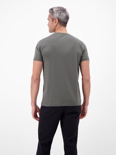 Basic T-Shirt mit LERROS Logo-Print - LERROS