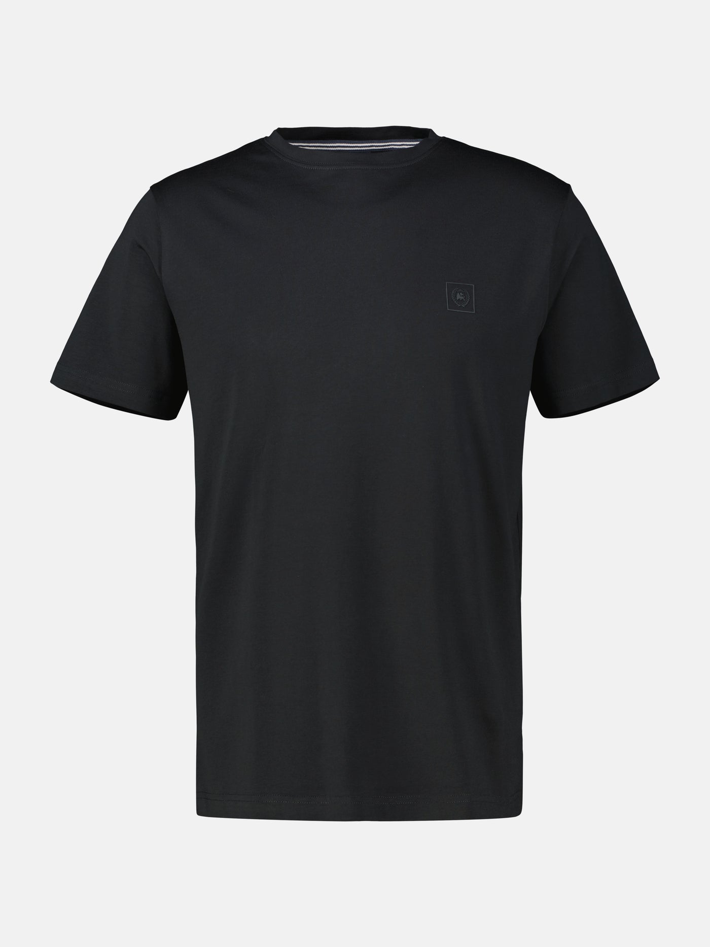Basic T-Shirt mit LERROS Logo-Print - LERROS