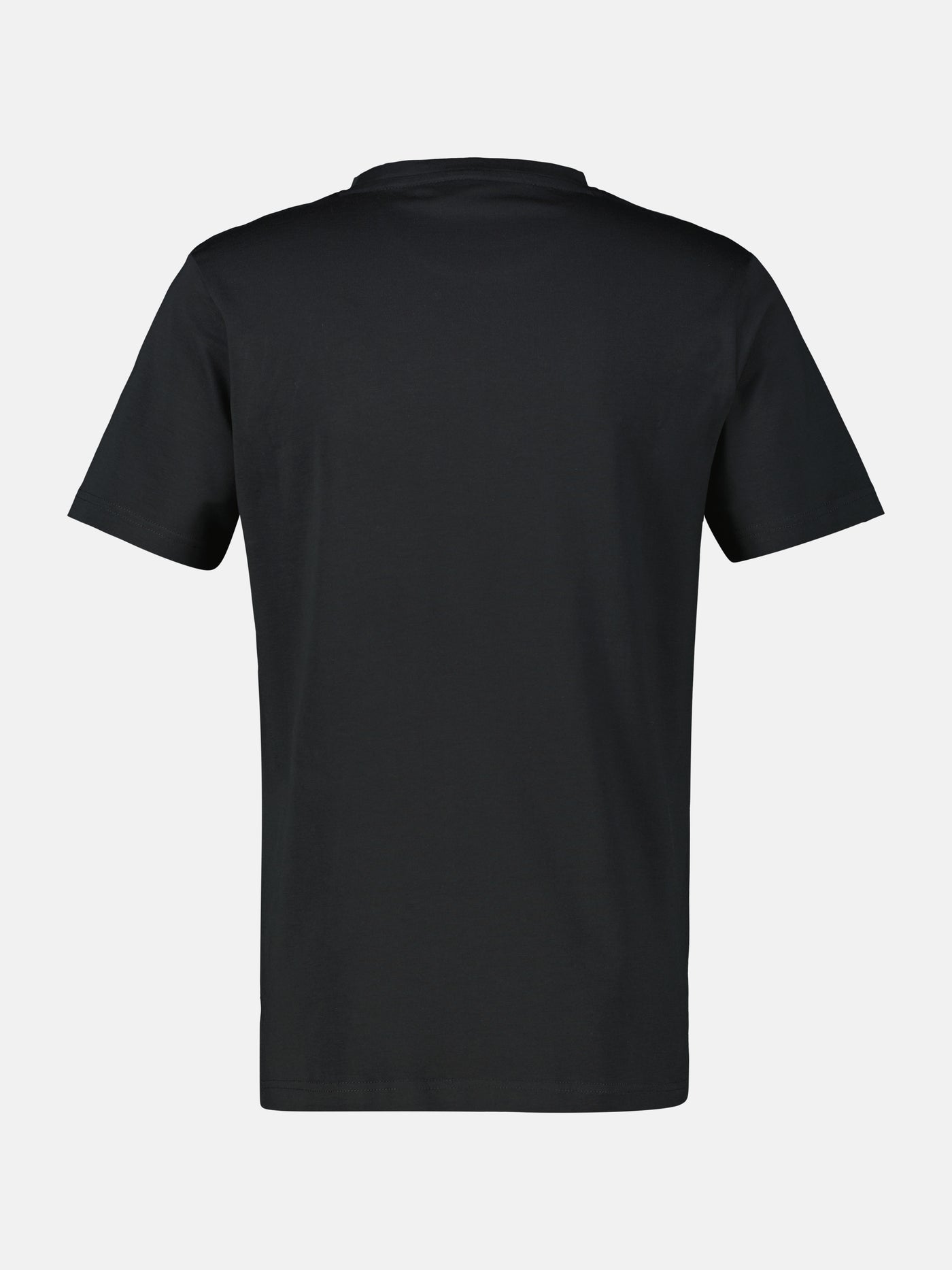 Basic T-Shirt mit LERROS Logo-Print - LERROS