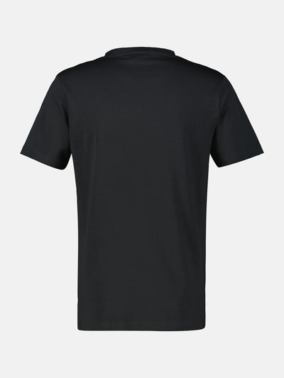 Basic T-Shirt mit LERROS Logo-Print - LERROS