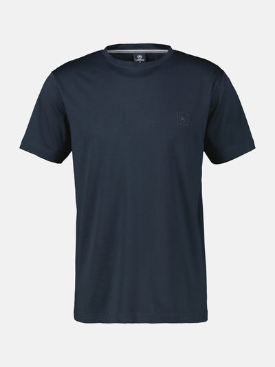 Basic T-Shirt mit LERROS Logo-Print - LERROS