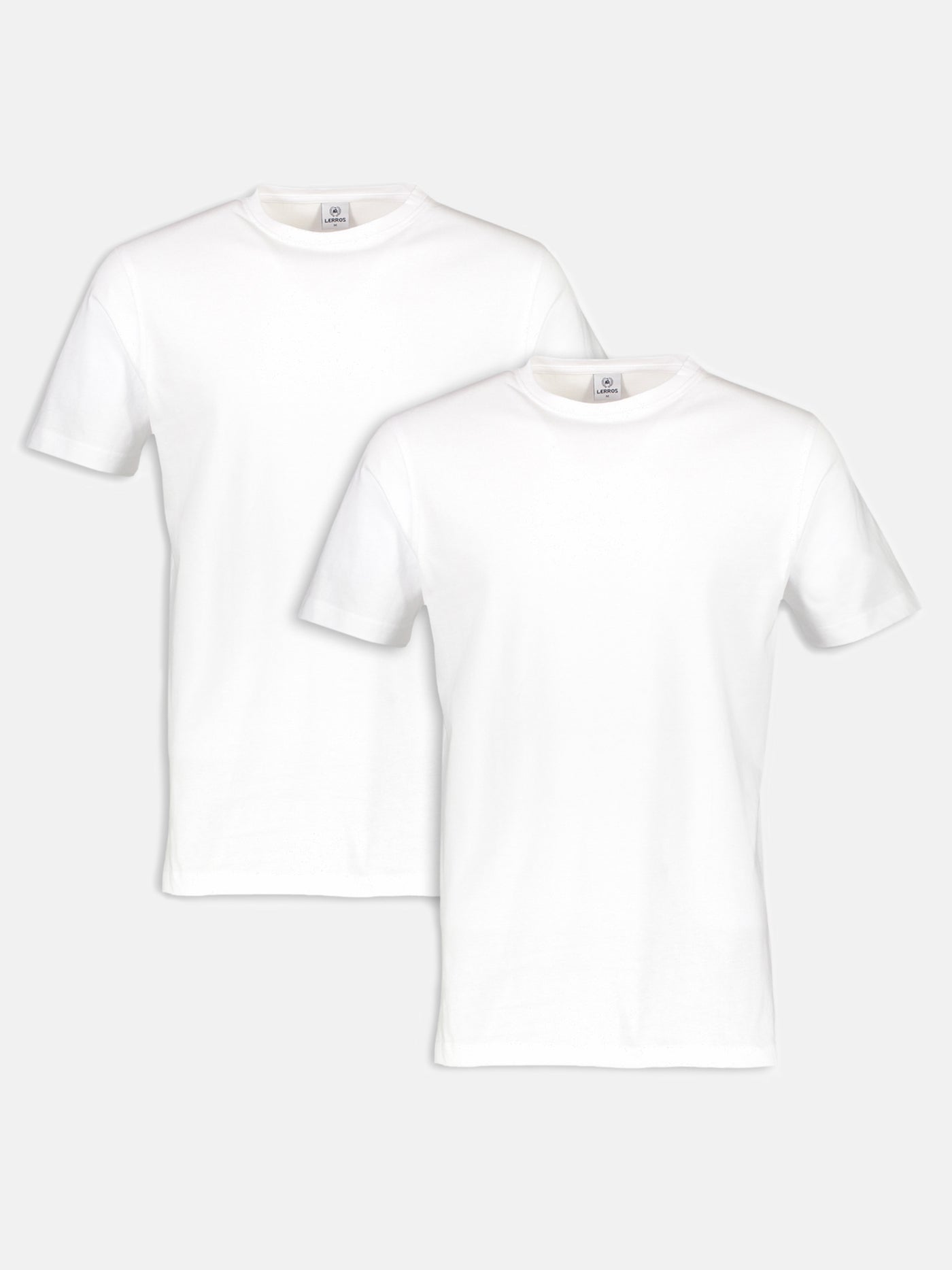 Round neck double pack T-shirt for men in premium cotton quality
