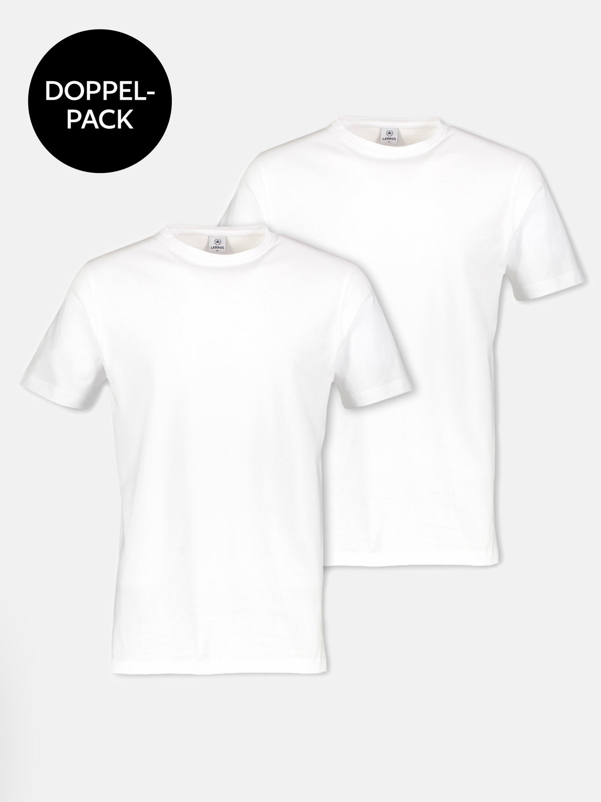 T-Shirt Doppelpack, Große Größen - T-Shirt Rundhals