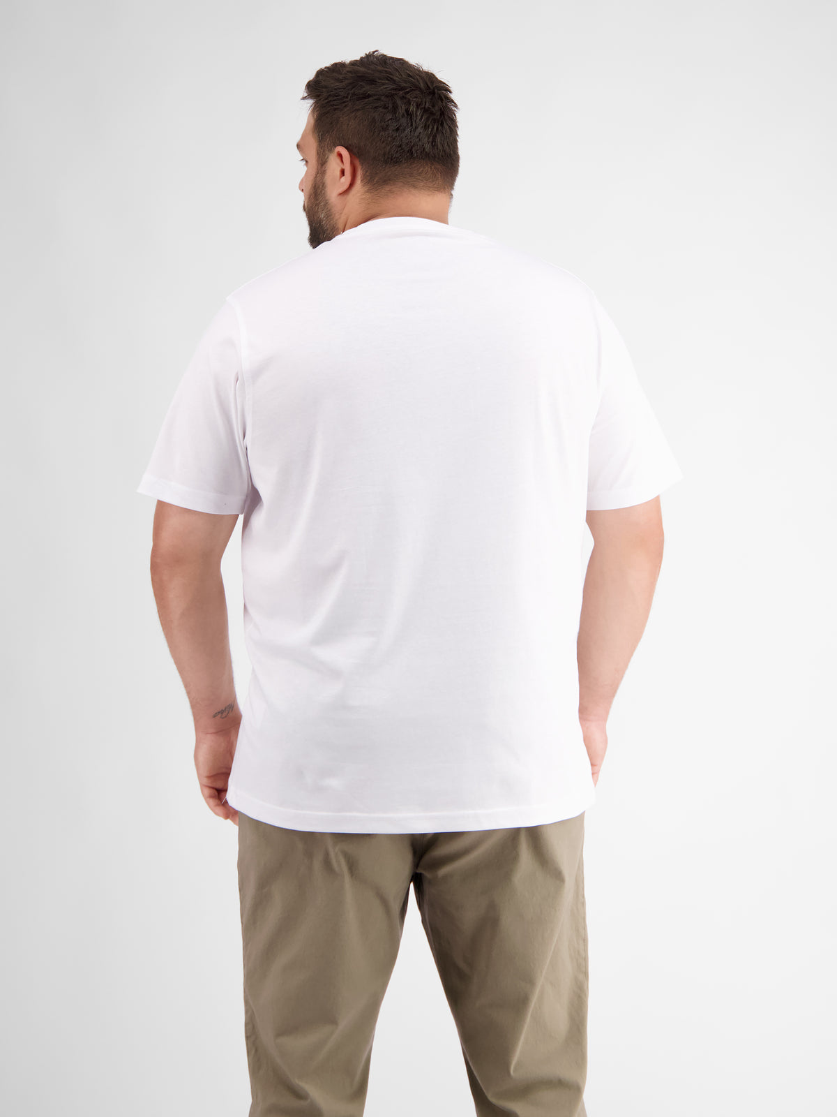 Rundhals Doppelpack T-Shirt für Herren in Premium Baumwollqualität
