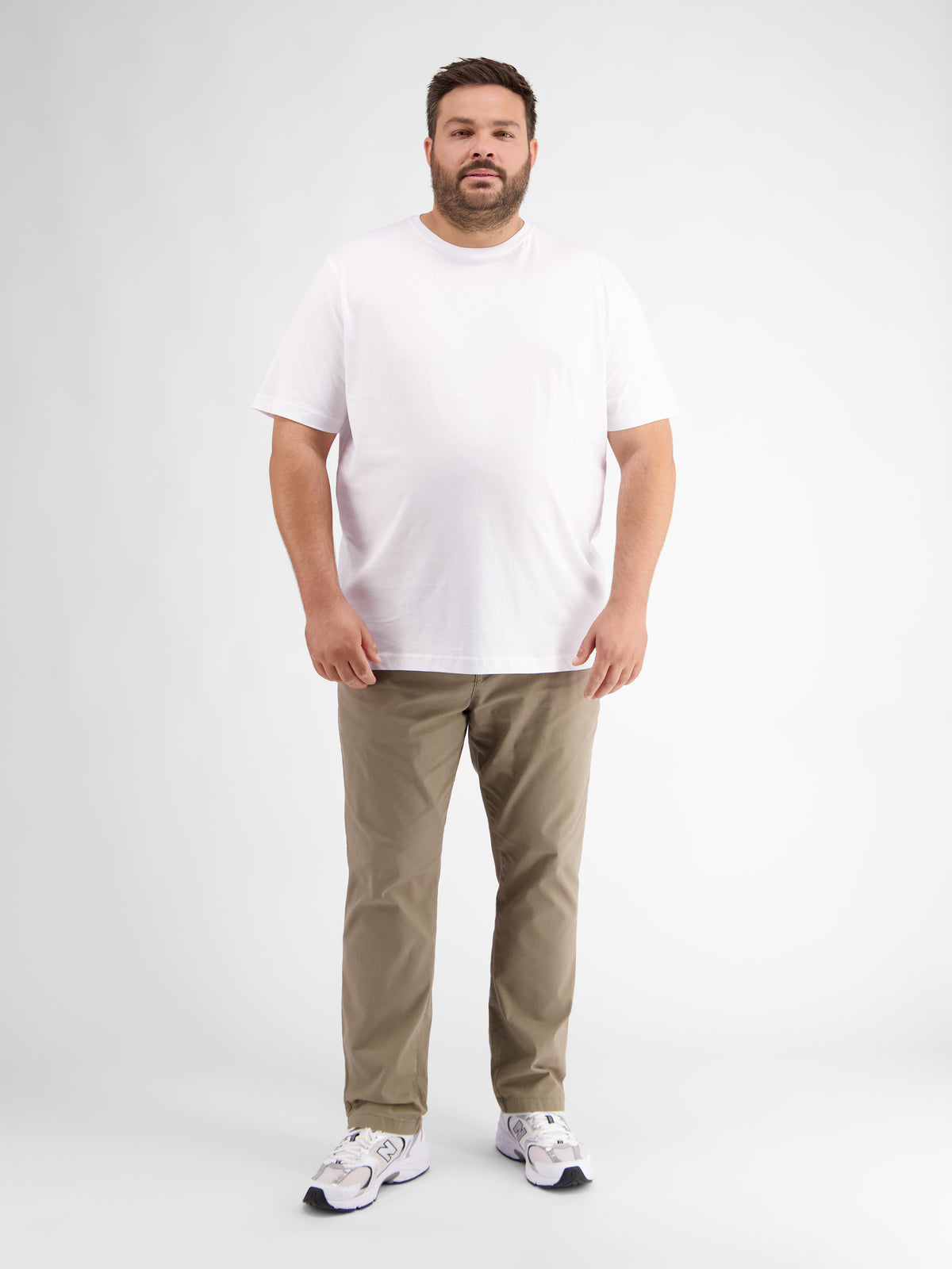 Rundhals Doppelpack T-Shirt für Herren in Premium Baumwollqualität - LERROS