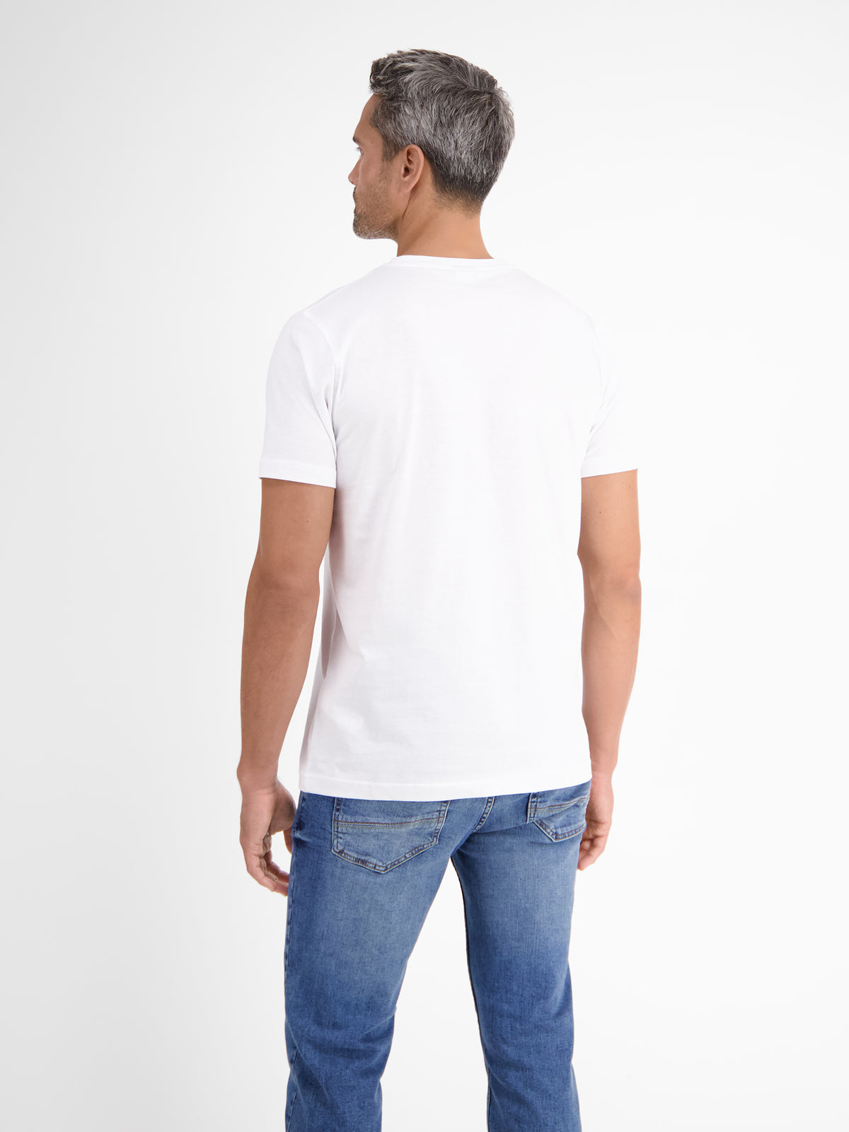 Doppelpack T-Shirt für Herren, Rundhals in Premium Baumwollqualität - LERROS