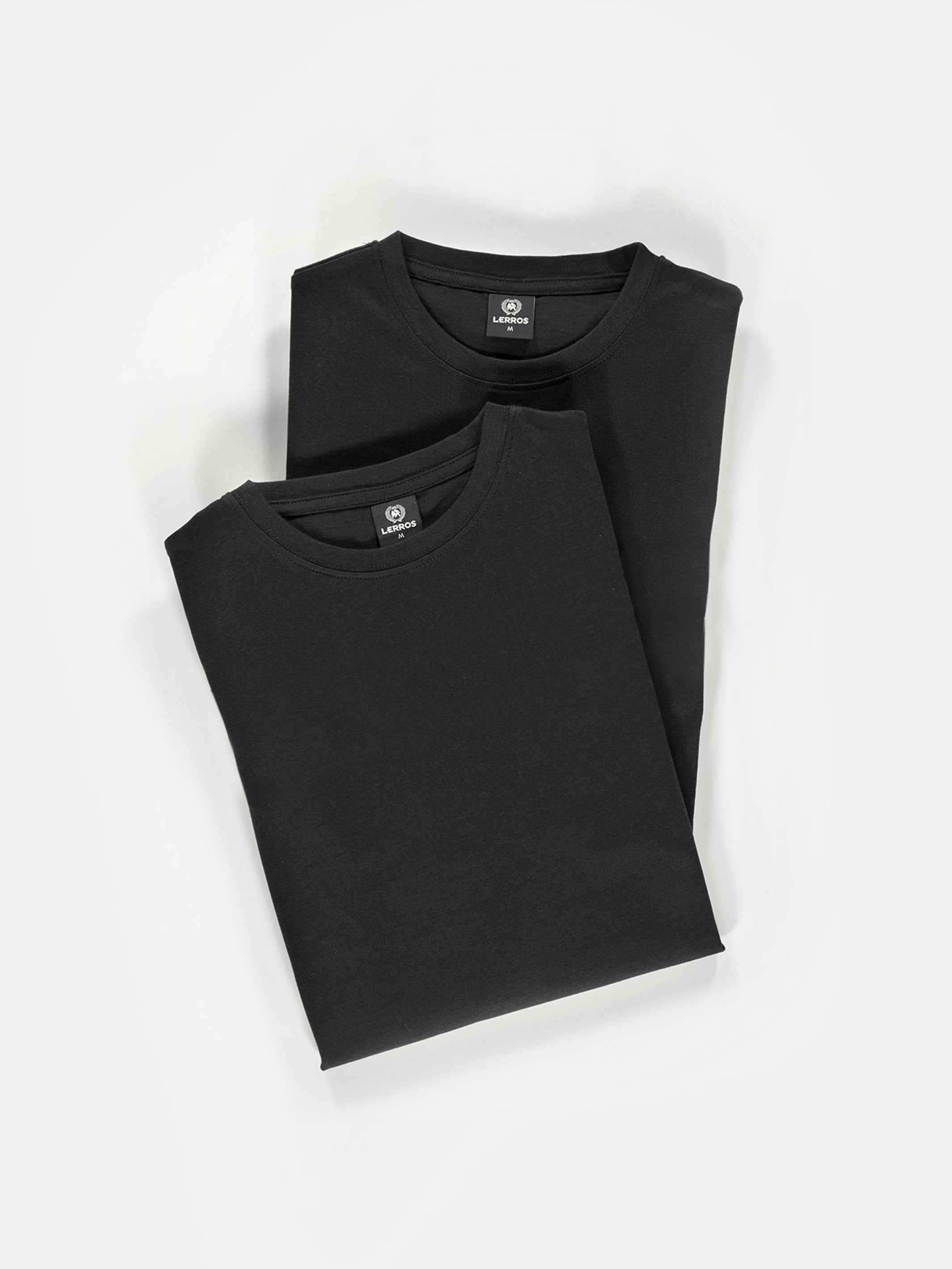 Doppelpack T-Shirt für Herren, Rundhals in Premium Baumwollqualität - LERROS
