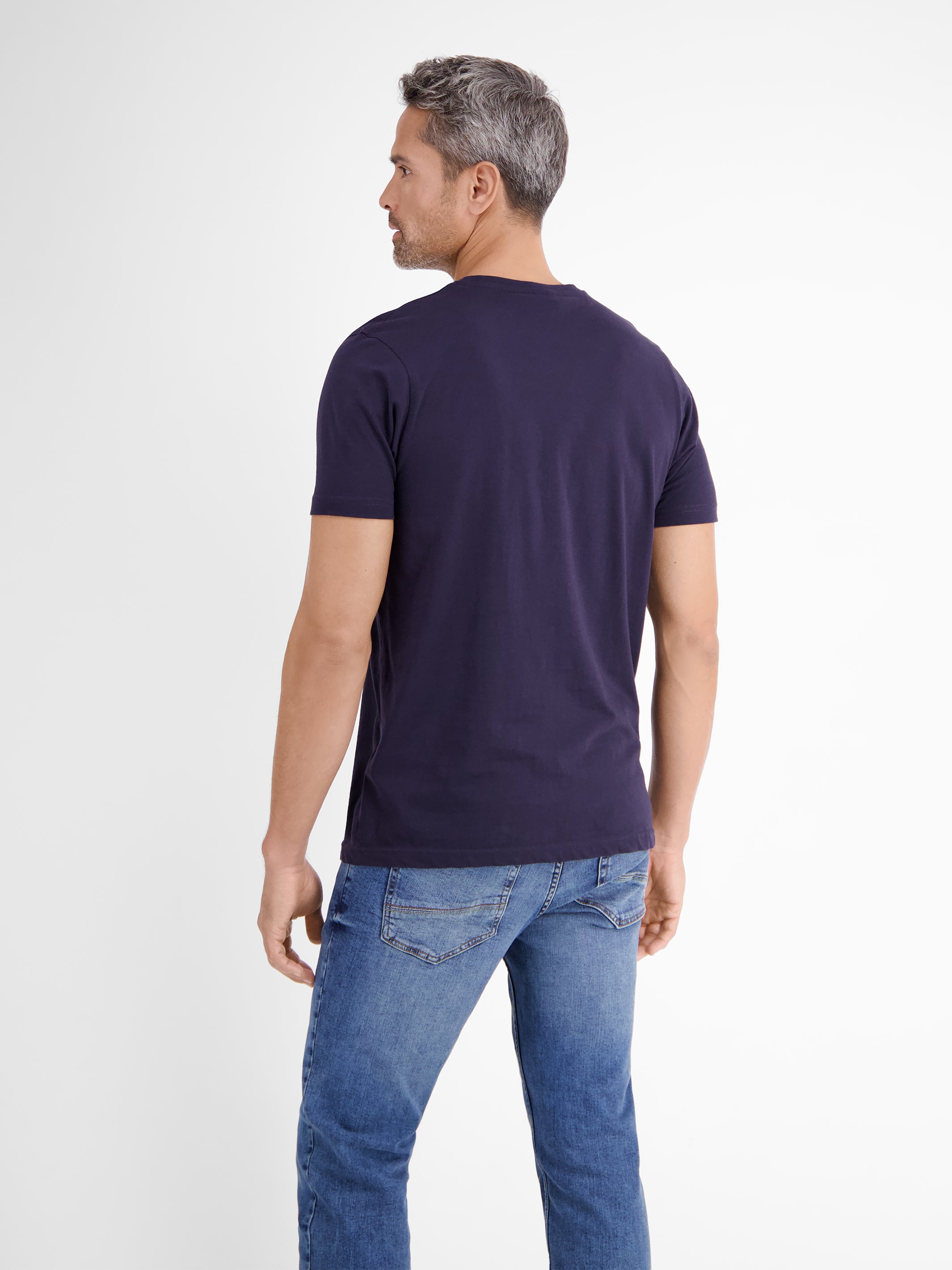 Doppelpack T-Shirt für Herren, Rundhals in Premium Baumwollqualität - LERROS