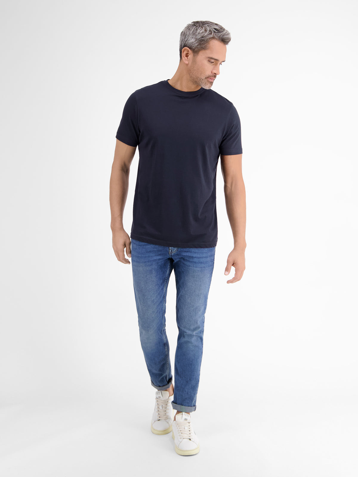 T-Shirt Doppelpack, Rundhals, weiche Baumwolle