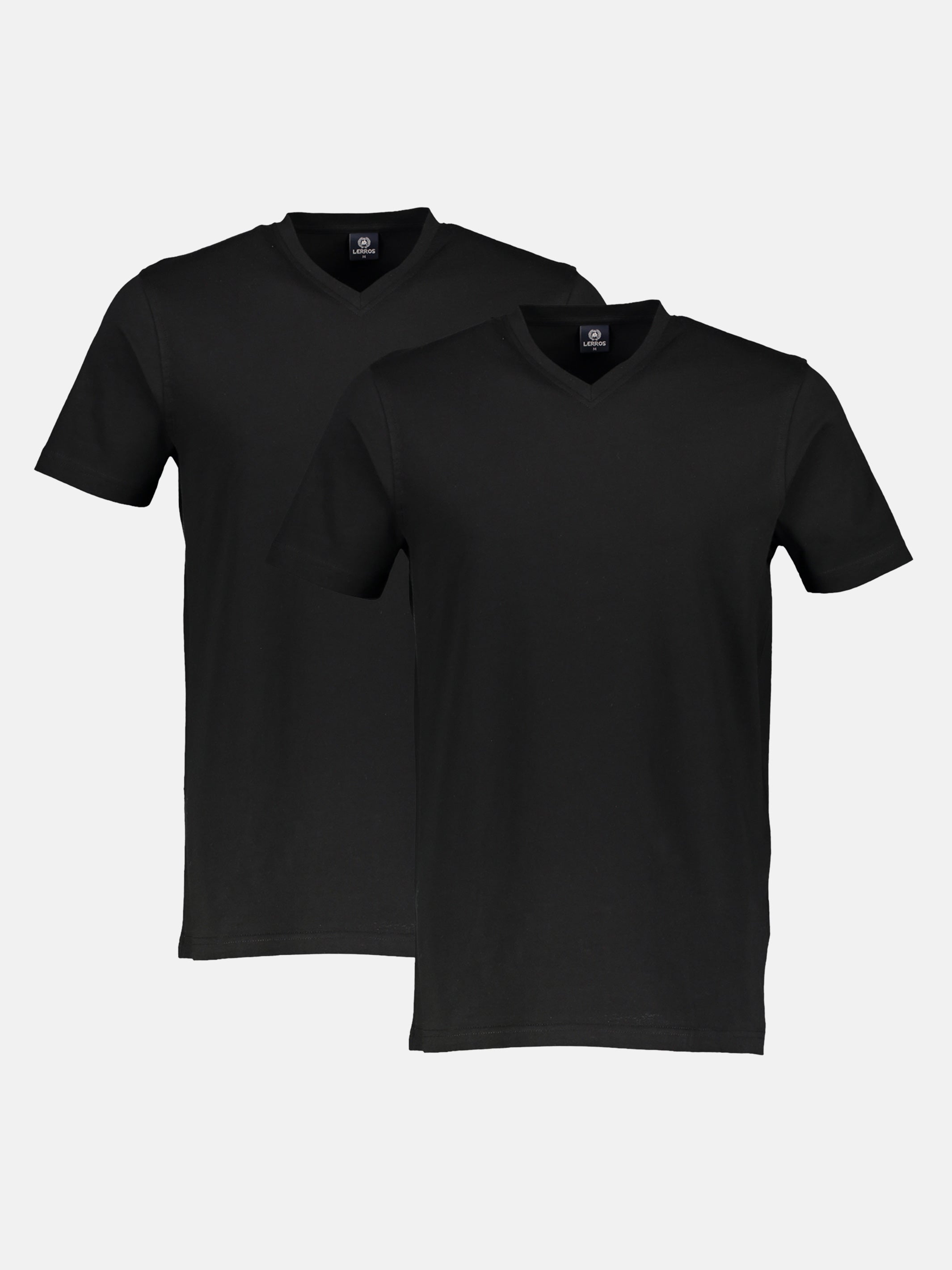 V-Neck Doppelpack Herren T-Shirt in Premium Baumwollqualität - LERROS