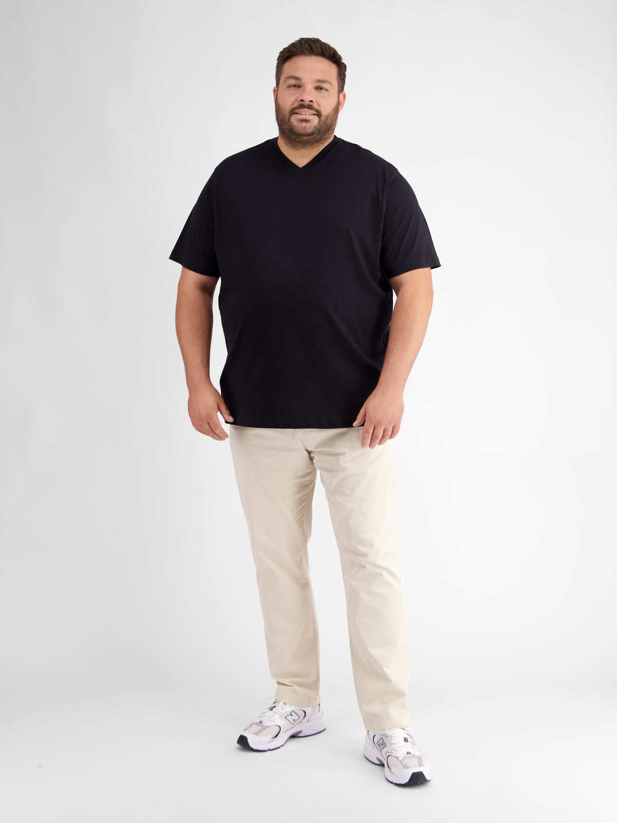 V-Neck Doppelpack Herren T-Shirt in Premium Baumwollqualität - LERROS