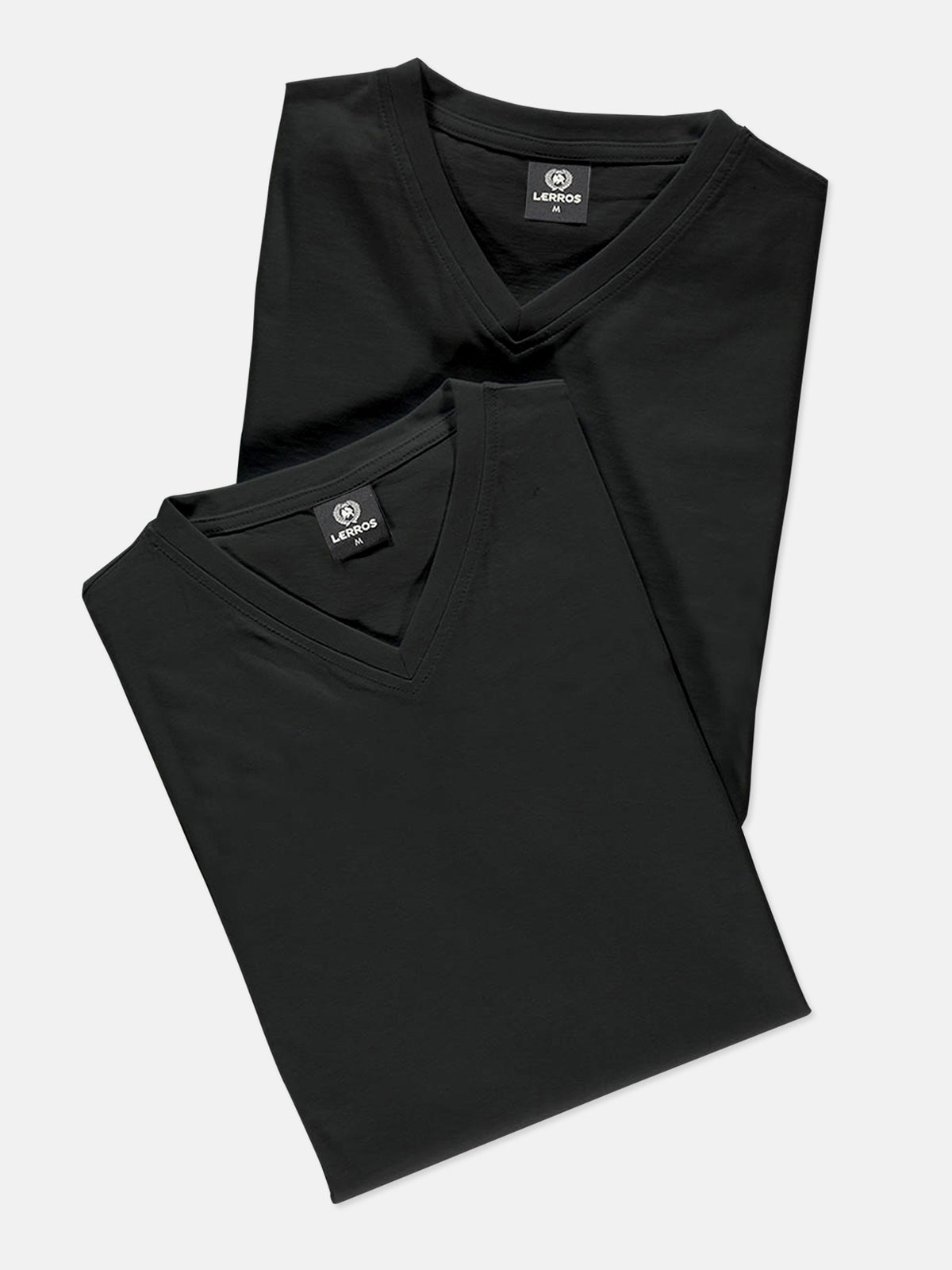 Doppelpack Herren T-Shirt, V-Neck in Premium Baumwollqualität - LERROS