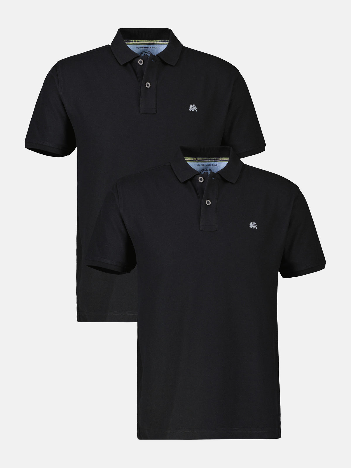 Poloshirt für Herren in *Cool & Dry* Piquéqualität - 2er Pack - LERROS