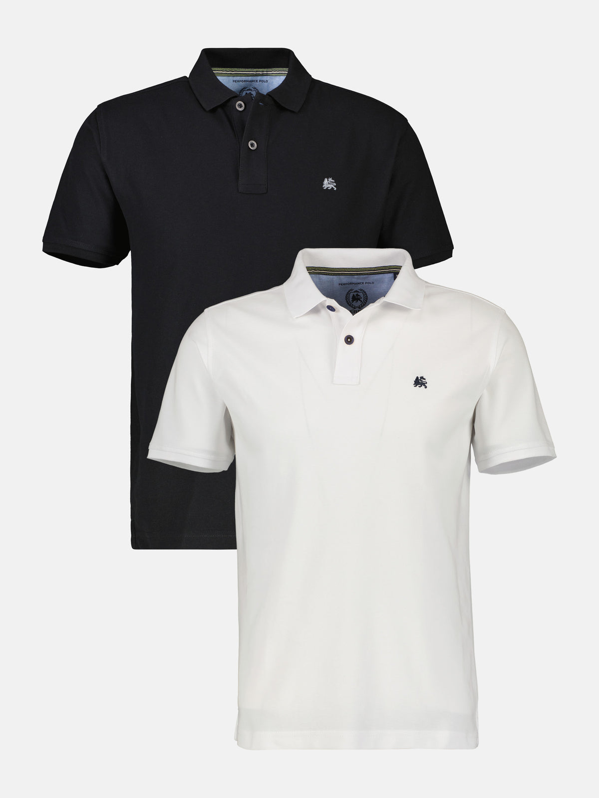 Poloshirt für Herren in *Cool & Dry* Piquéqualität - 2er Pack - LERROS