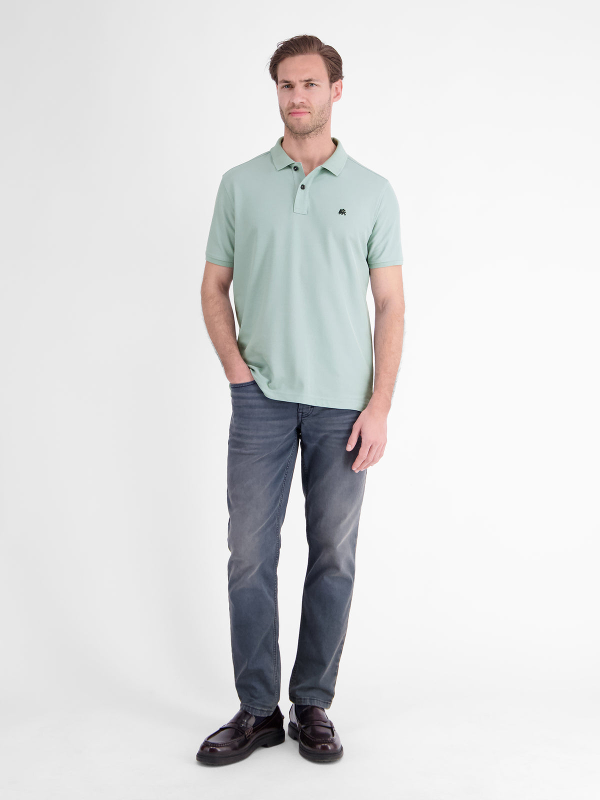 Klassiek poloshirt voor heren in *Cool &amp; Dry* piquékwaliteit