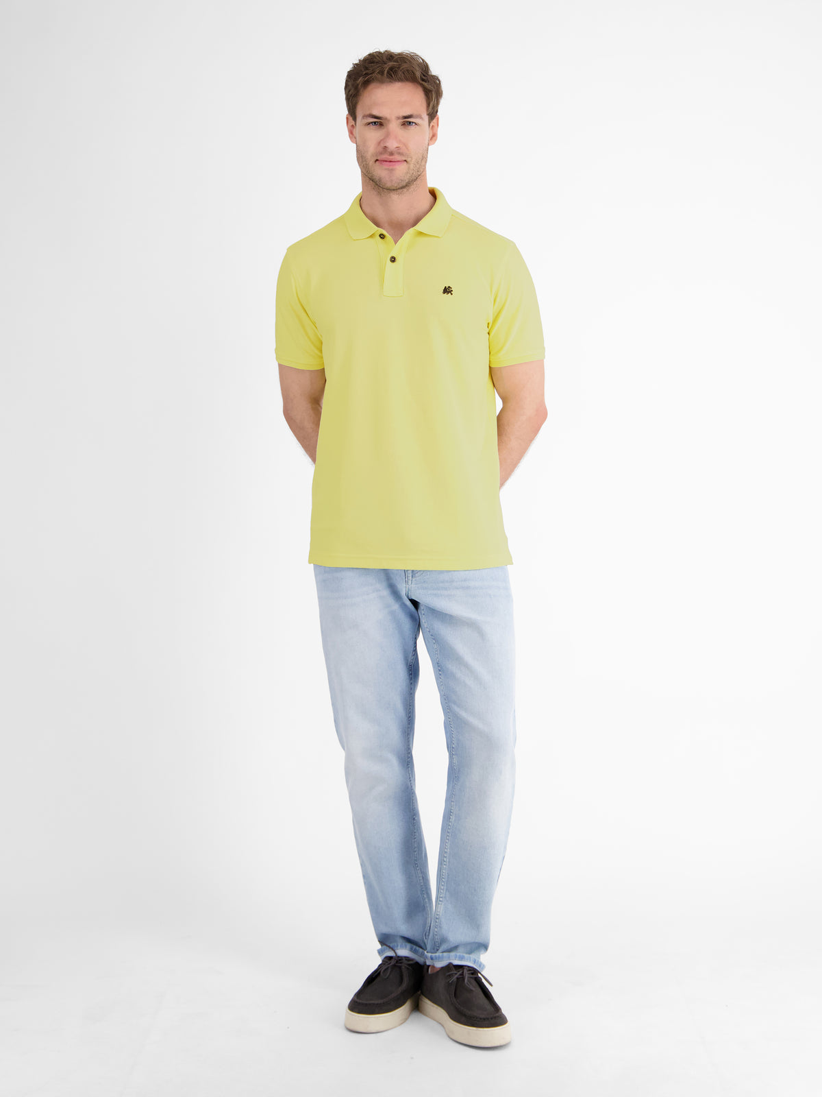 Klassisches Poloshirt für Herren in *Cool & Dry* Piquéqualität - Polo Shirt Kurzarm