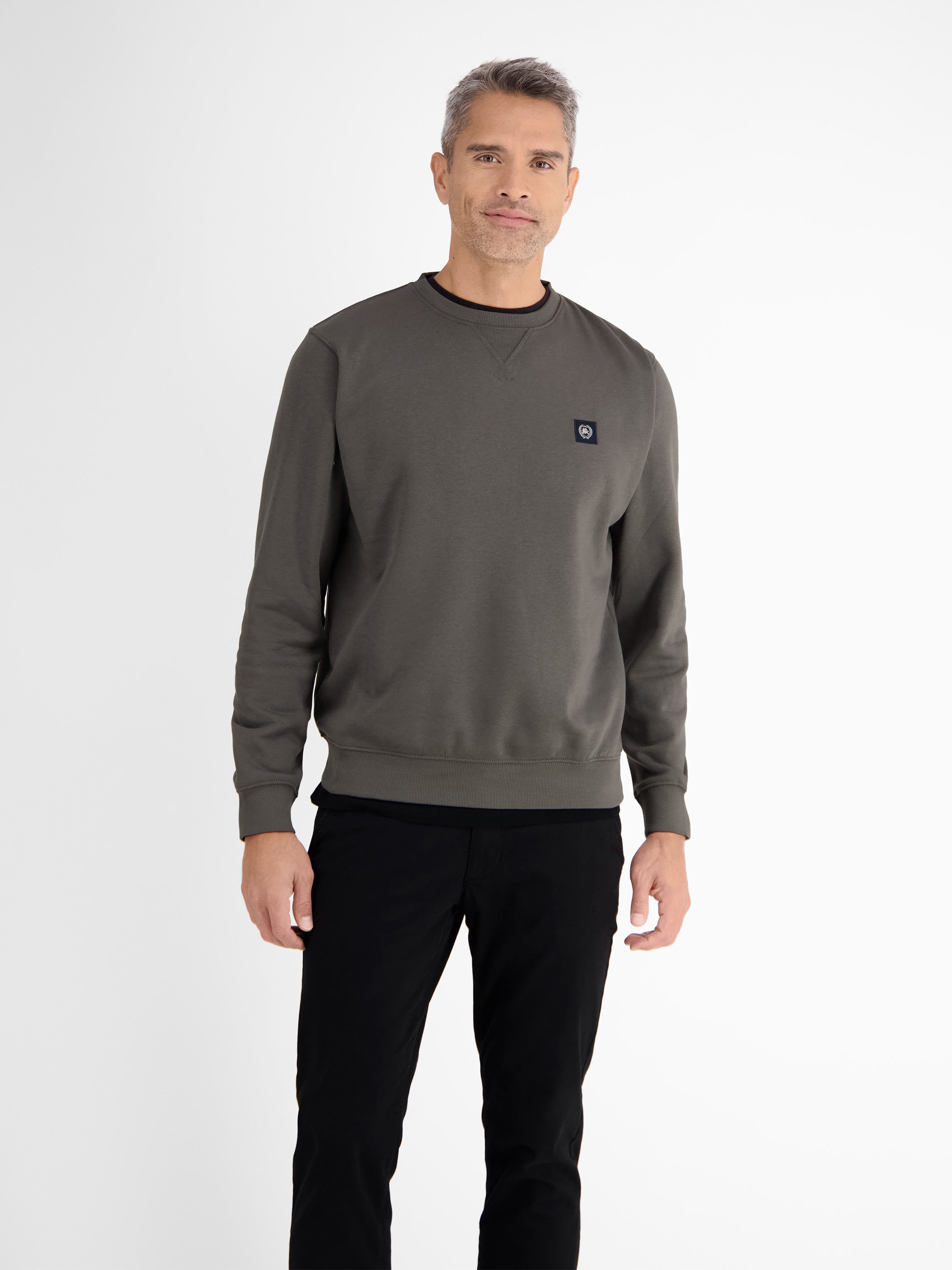 Legeres Sweatshirt mit Rundkragen aus weichem Baumwollmix