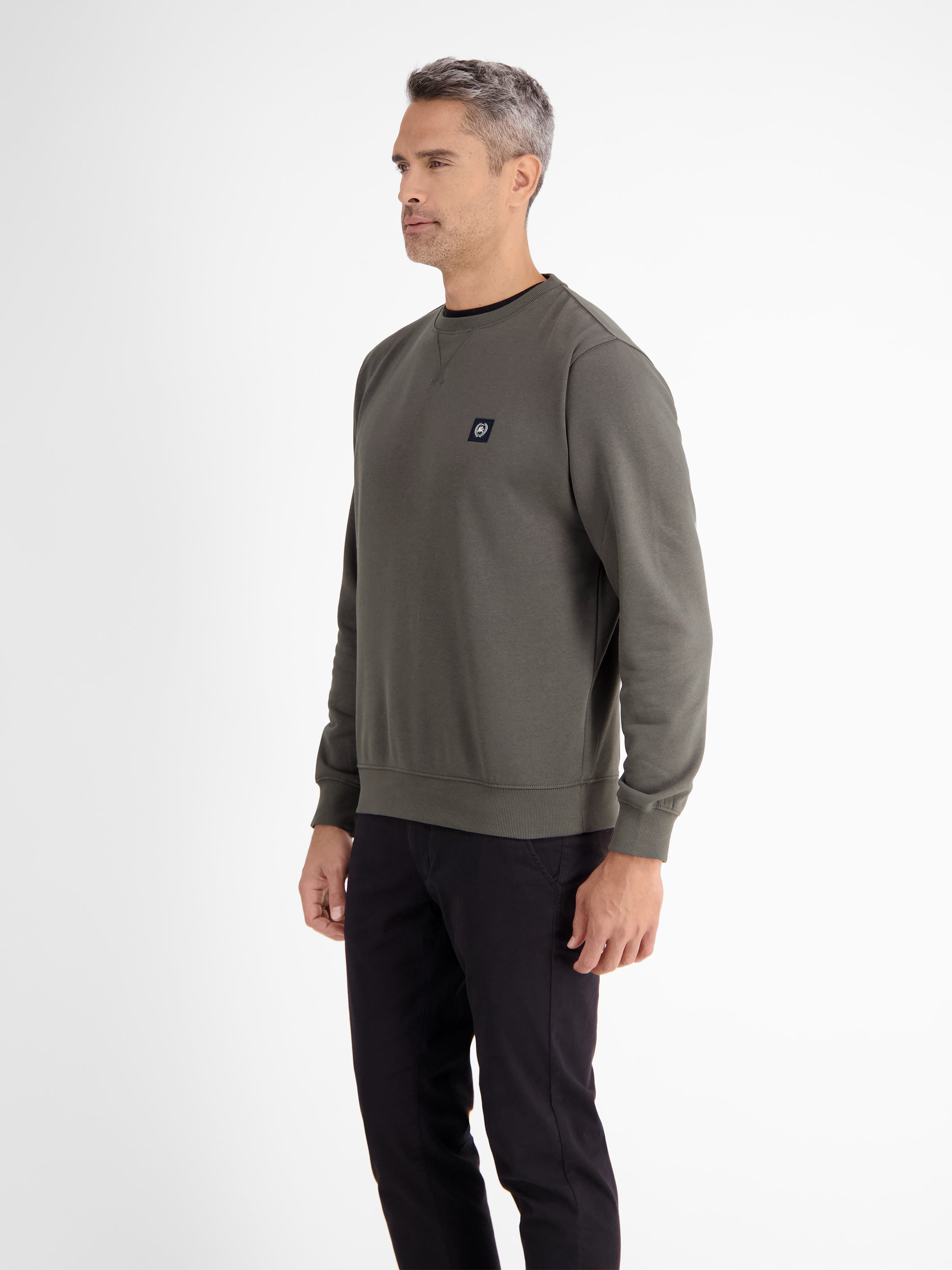 Legeres Sweatshirt mit Rundkragen aus weichem Baumwollmix