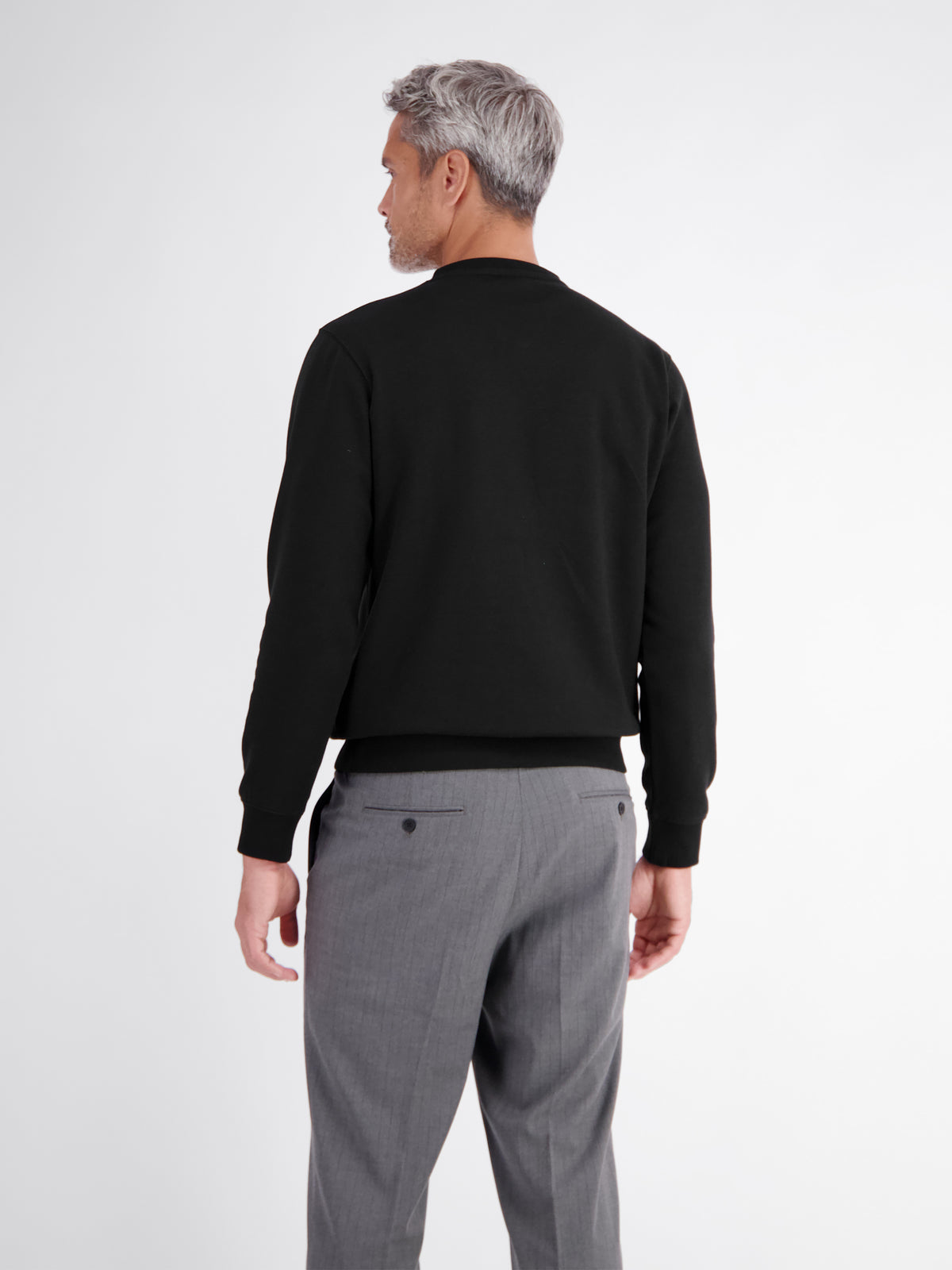 Legeres Sweatshirt mit Rundkragen aus weichem Baumwollmix