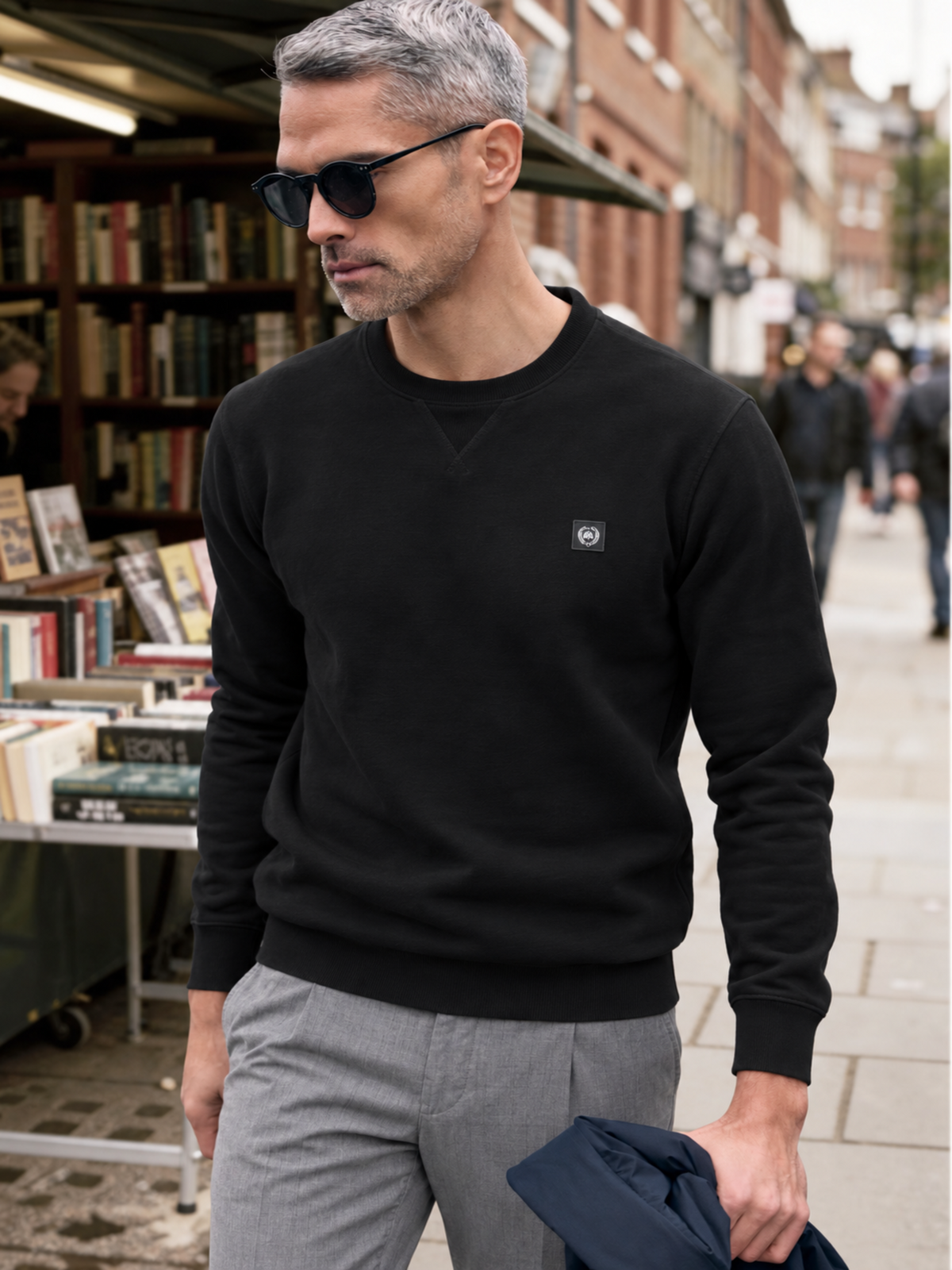 Sweatshirt aus weichem Baumwollmix - Sweatshirt