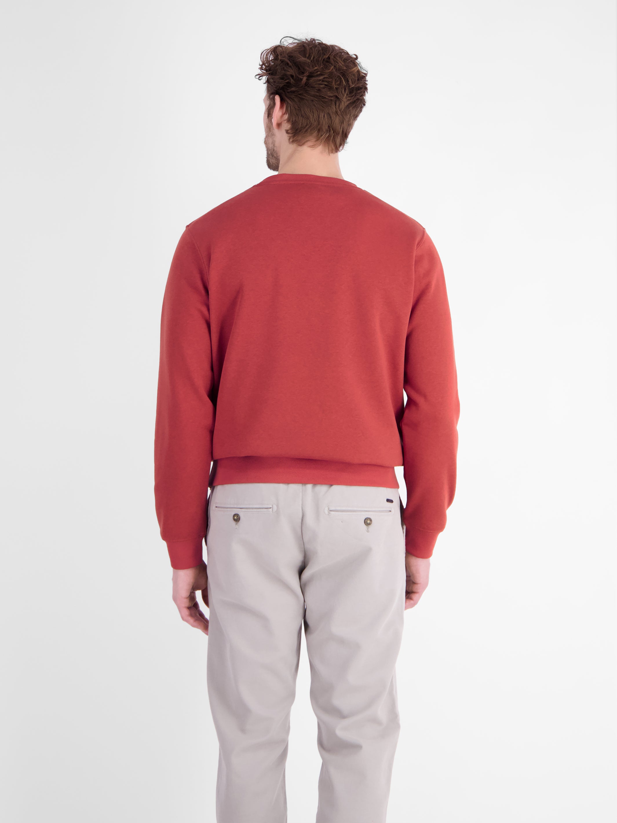 Legeres Sweatshirt mit Rundkragen aus weichem Baumwollmix