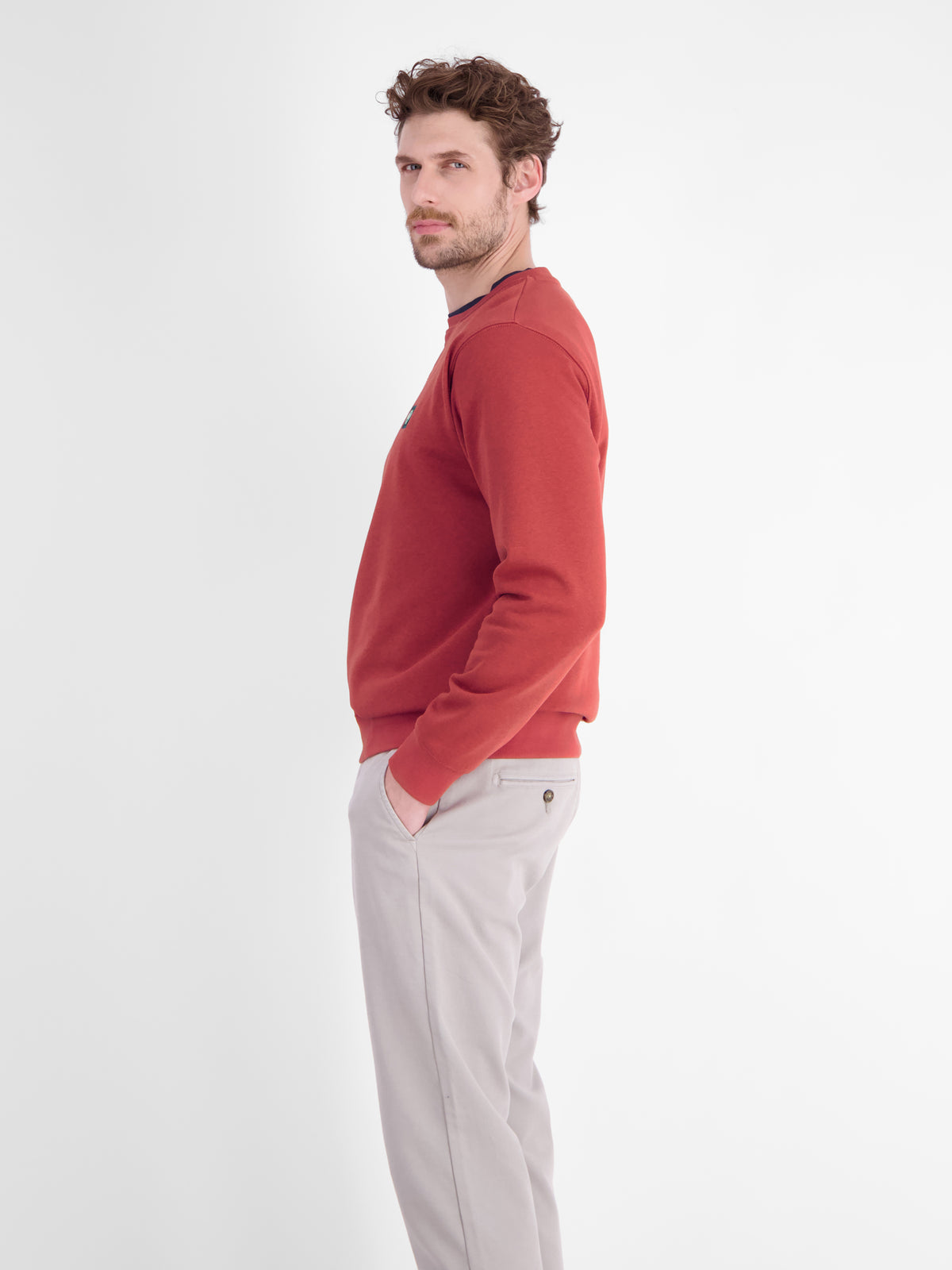Legeres Sweatshirt mit Rundkragen aus weichem Baumwollmix
