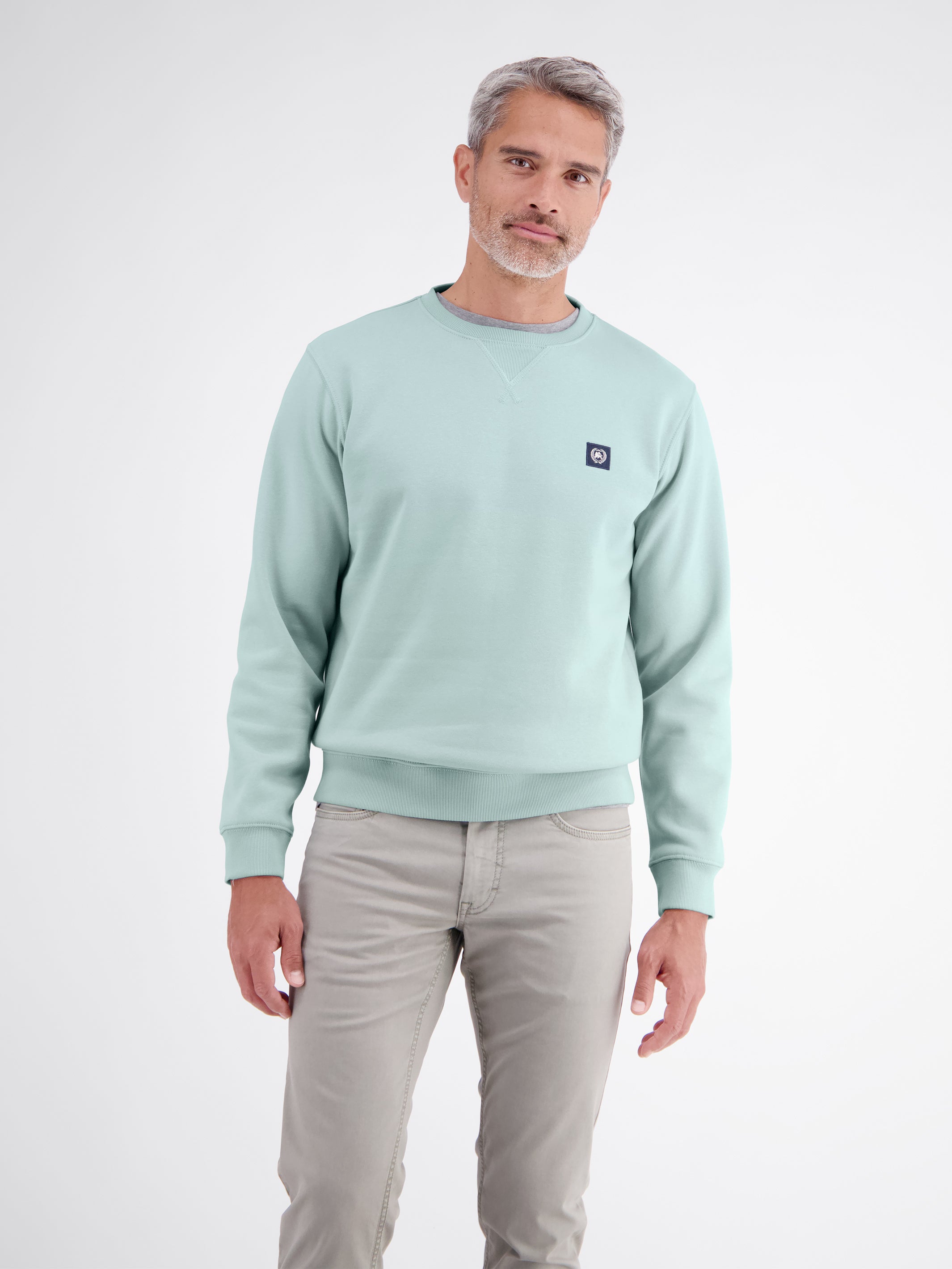 Legeres Sweatshirt mit Rundkragen aus weichem Baumwollmix