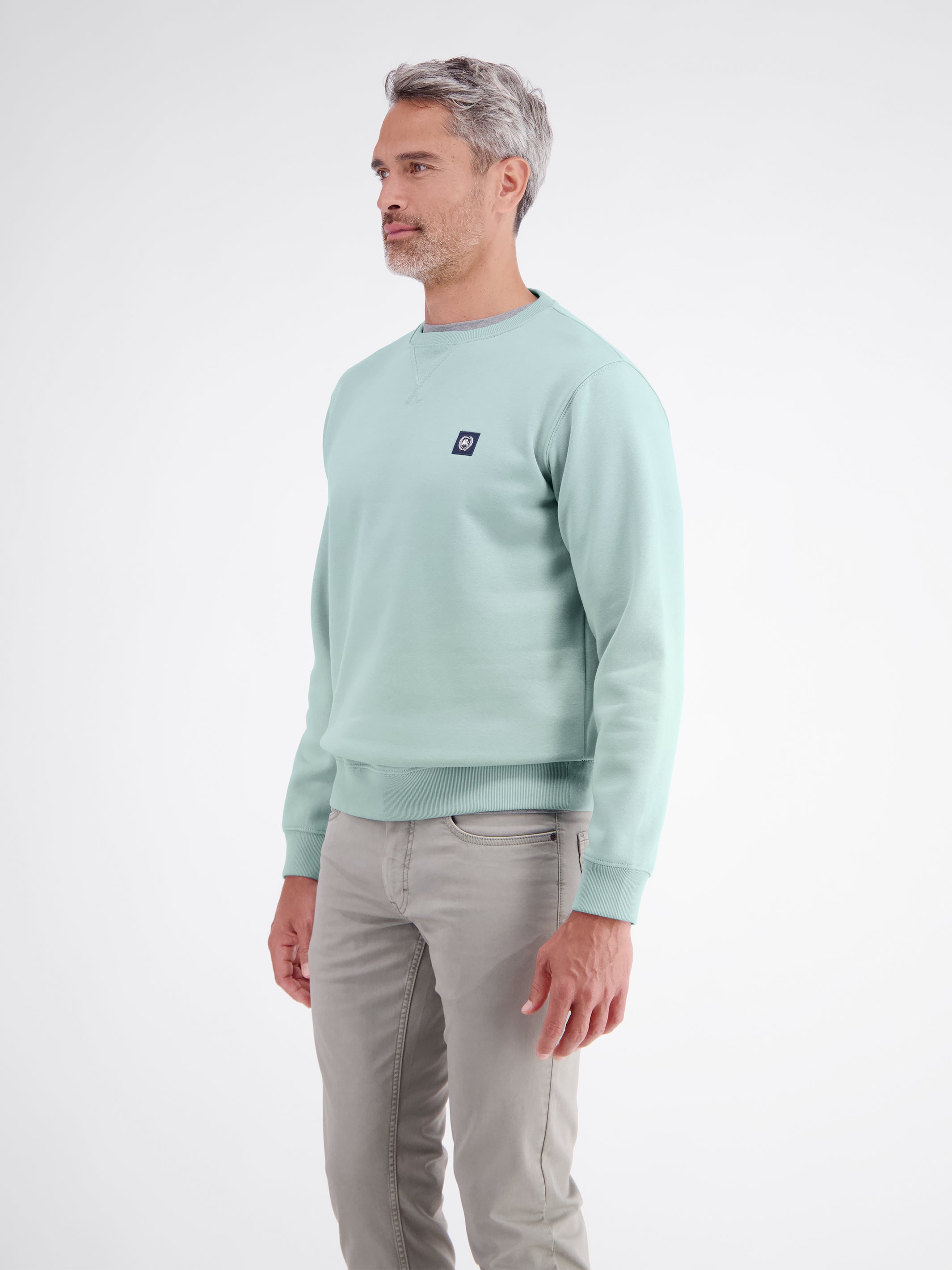 Legeres Sweatshirt mit Rundkragen aus weichem Baumwollmix