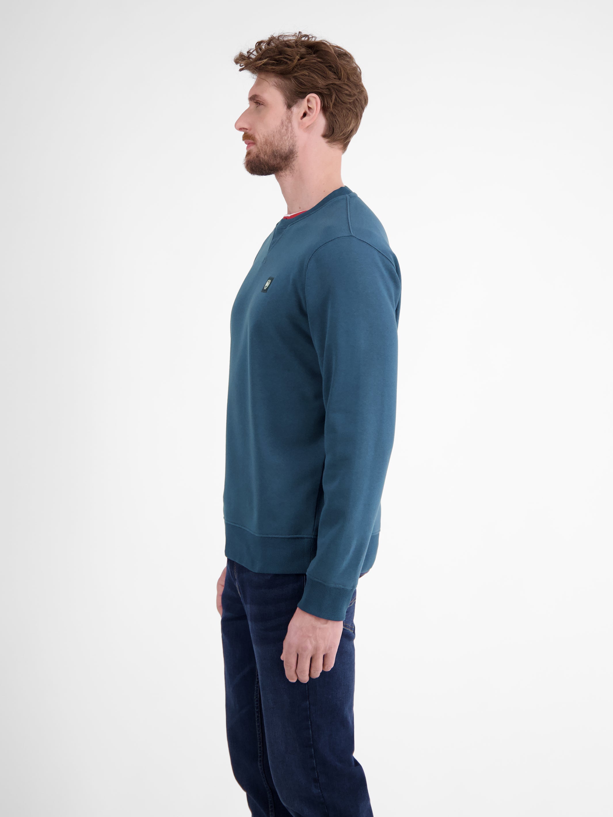 Legeres Sweatshirt mit Rundkragen aus weichem Baumwollmix