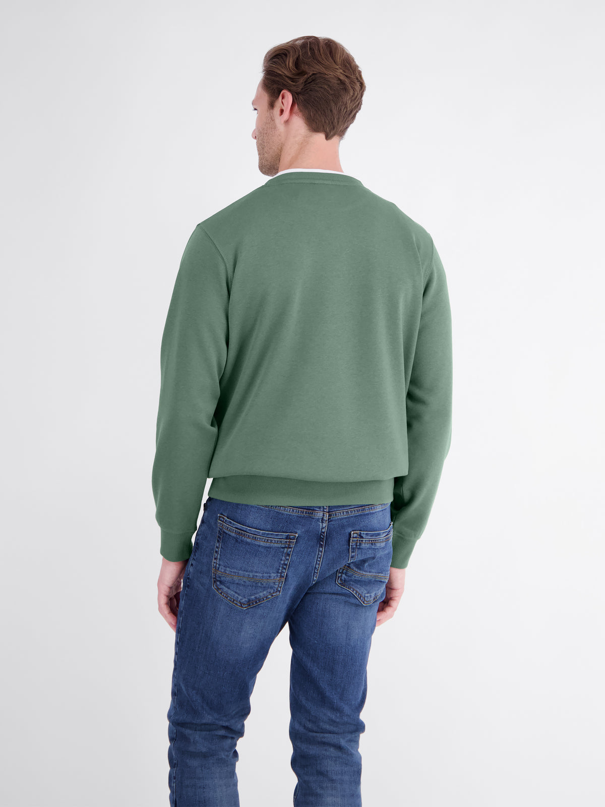 Legeres Sweatshirt mit Rundkragen aus weichem Baumwollmix