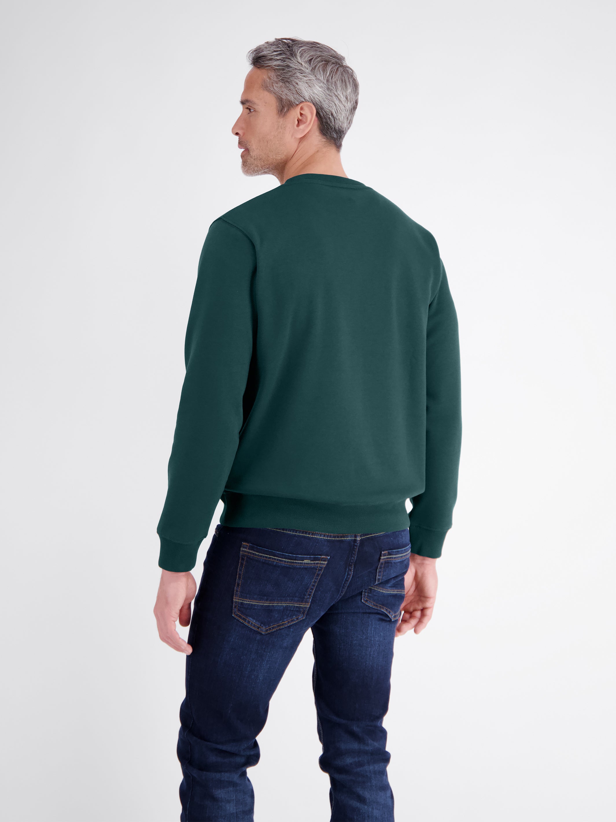 Legeres Sweatshirt mit Rundkragen aus weichem Baumwollmix
