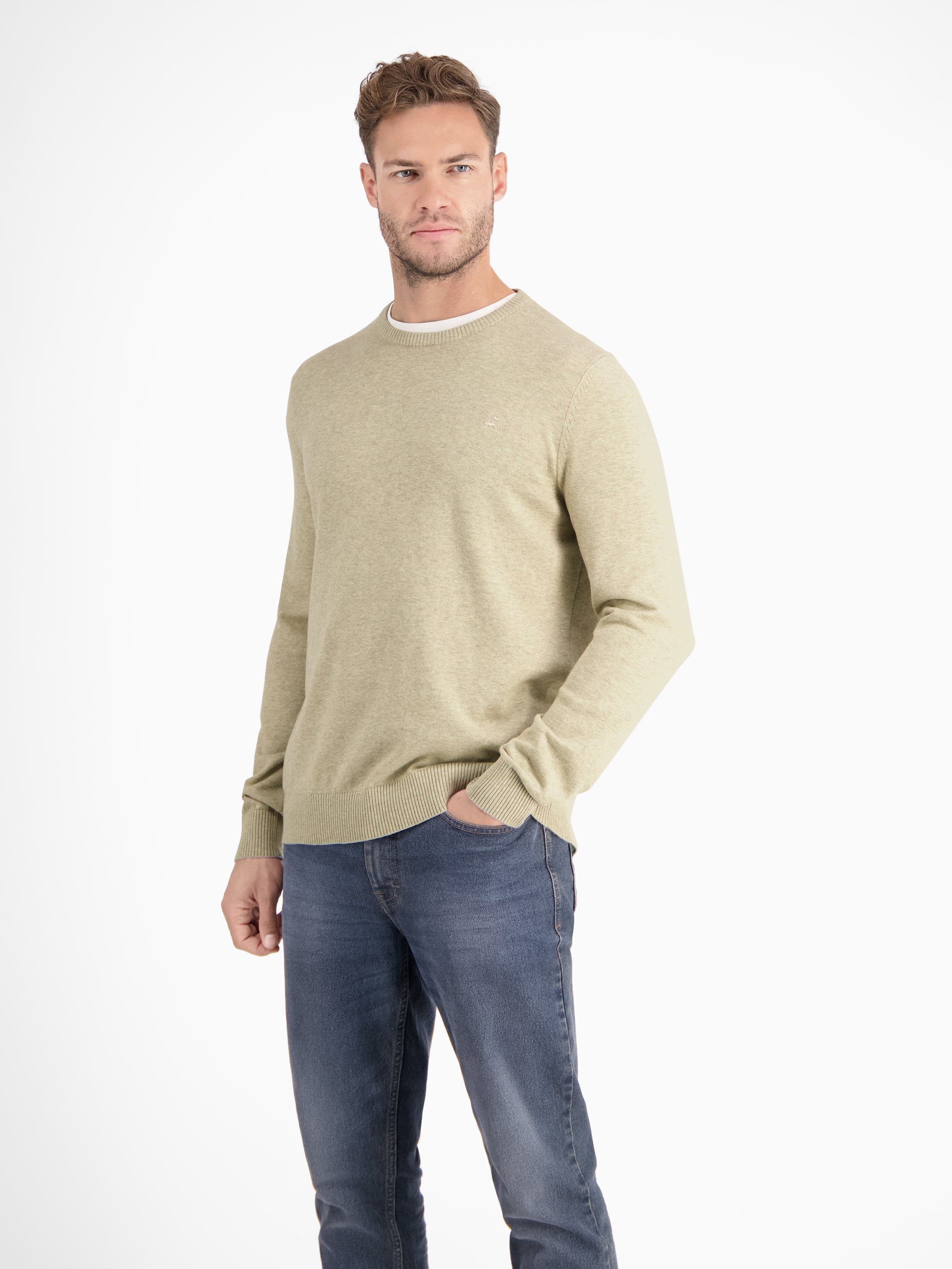 Crewneck Strickpullover - LERROS