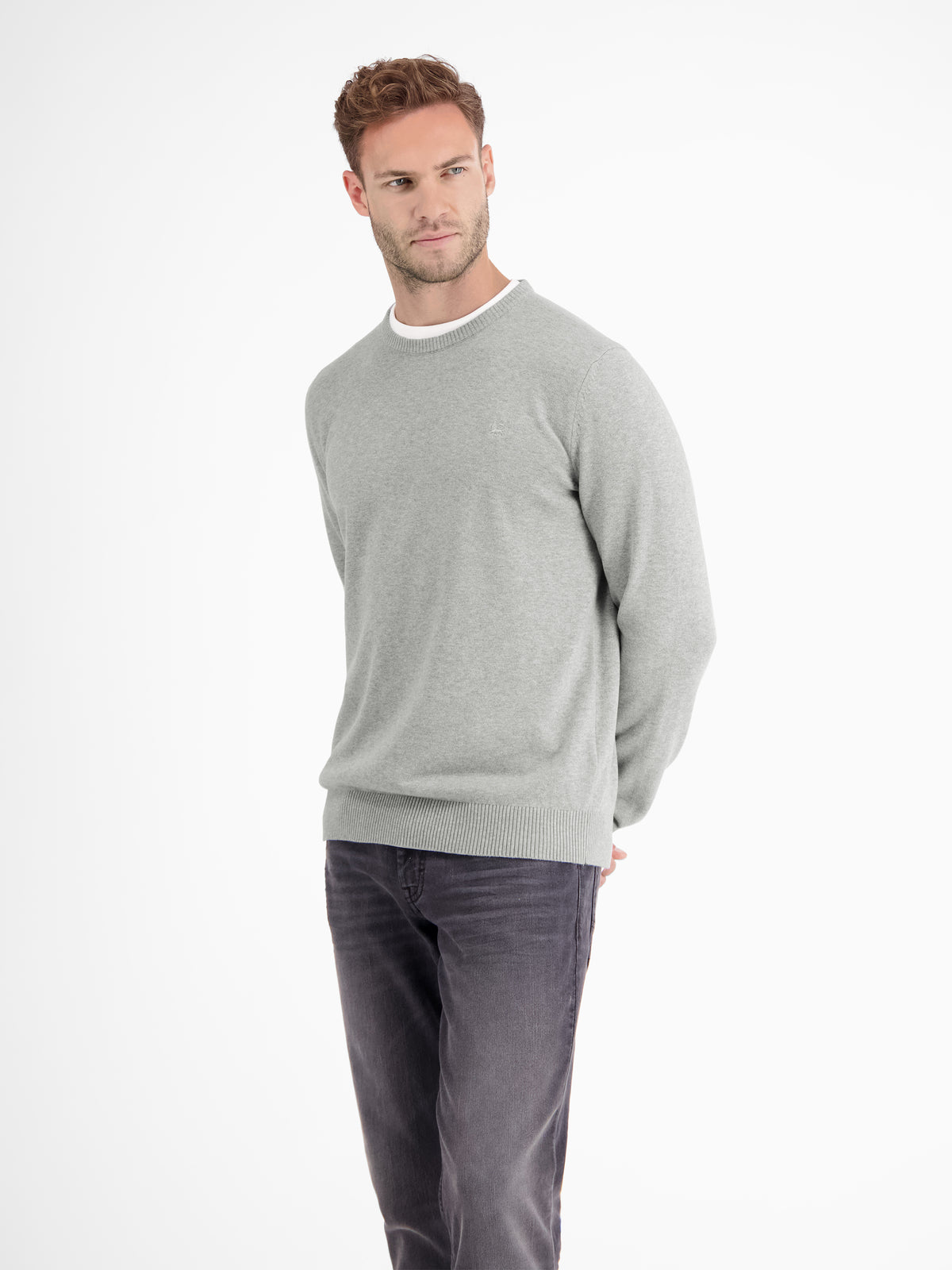 Crewneck Strickpullover - LERROS