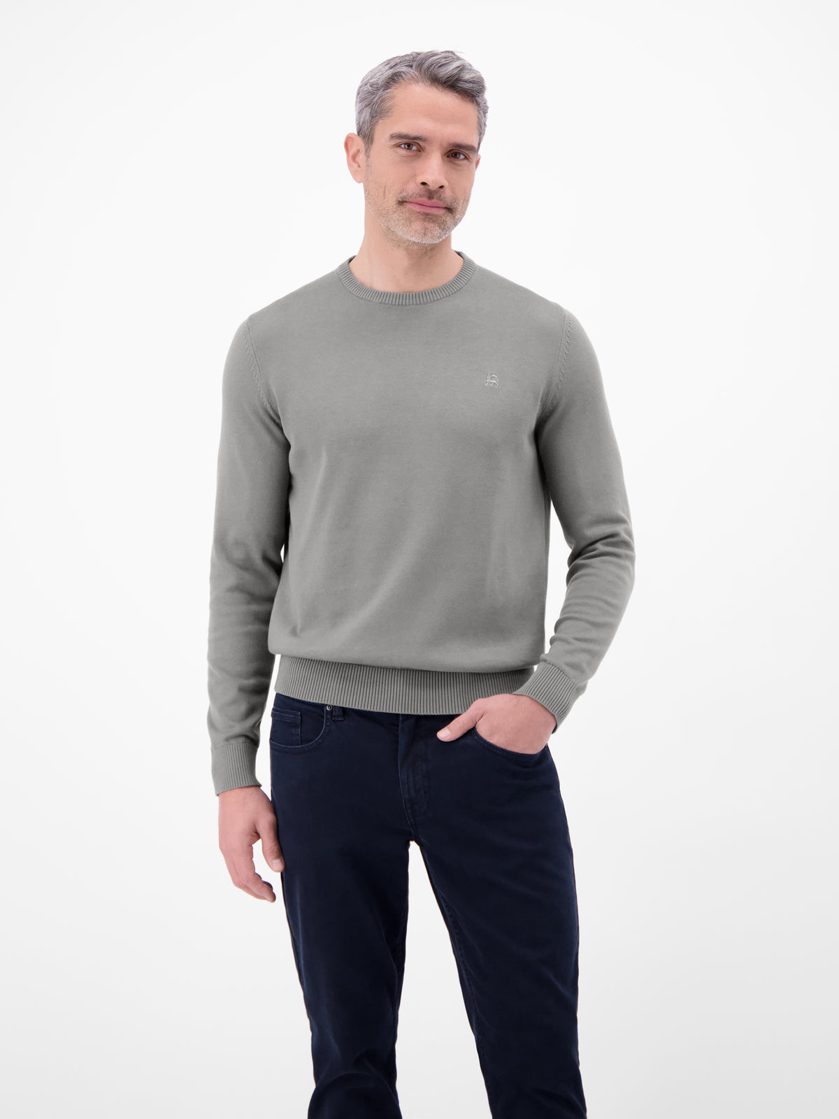 Crewneck Strickpullover - Rundhalspullover