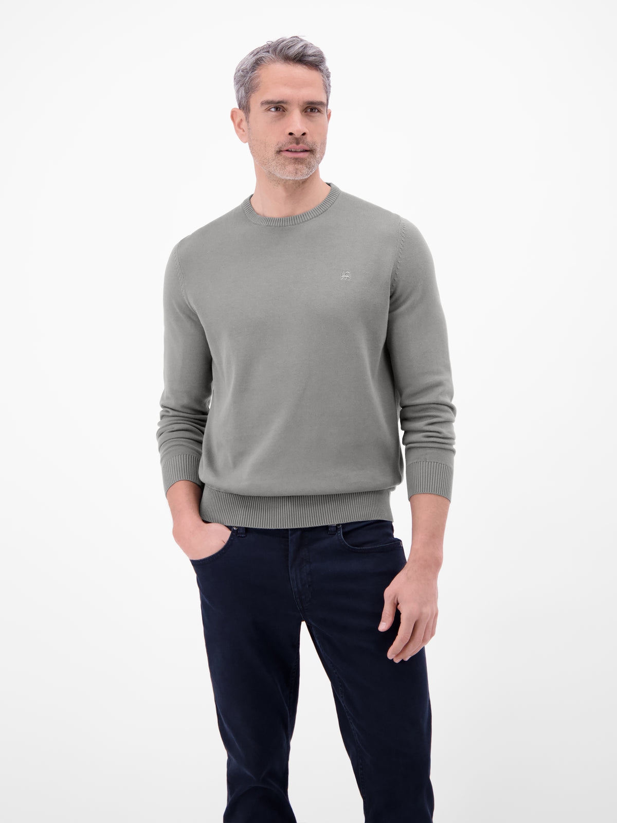Crewneck Strickpullover - Rundhalspullover