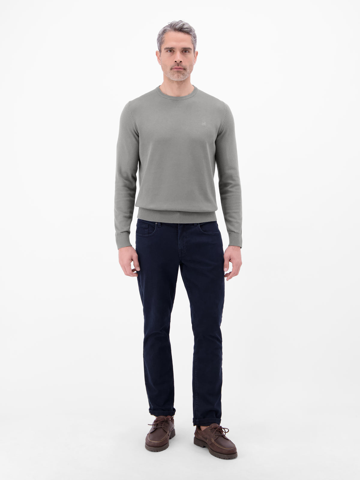 Crewneck Strickpullover - Rundhalspullover