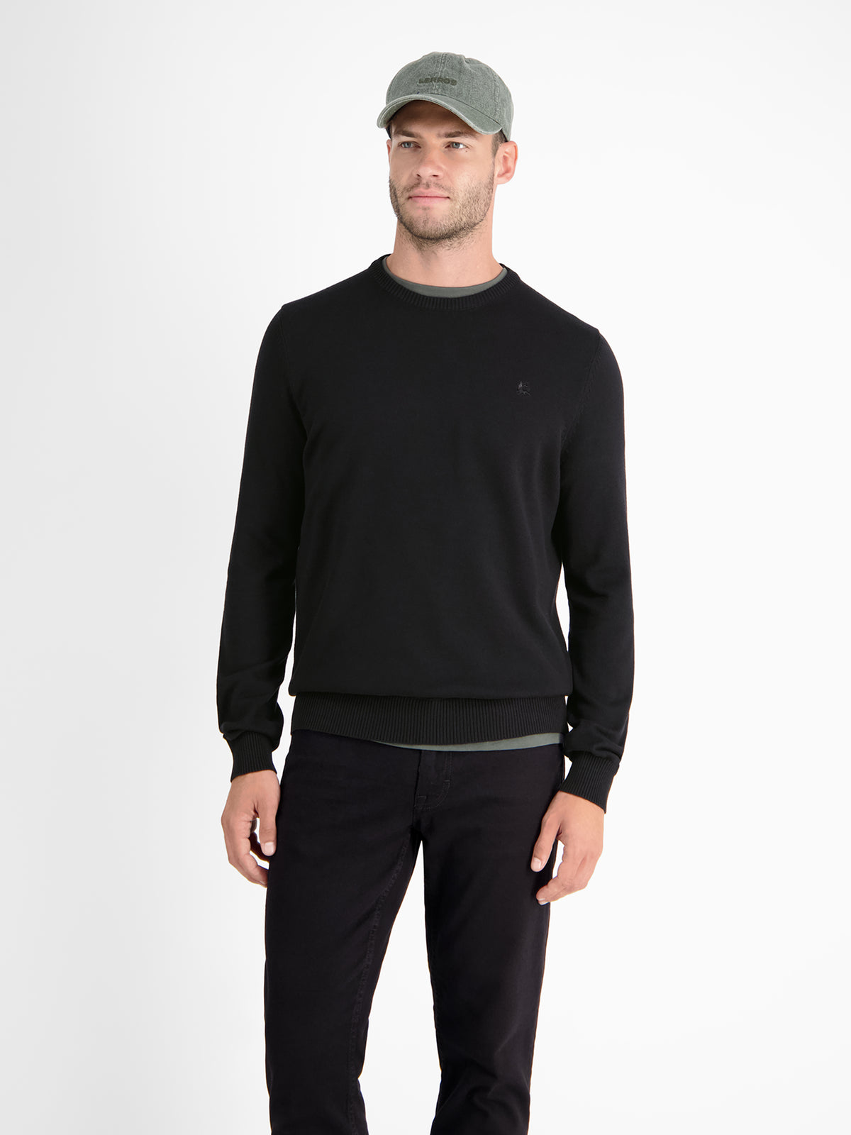 Crewneck Strickpullover - LERROS