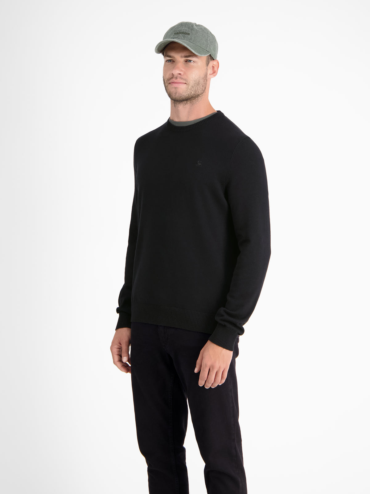 Crewneck Strickpullover - LERROS