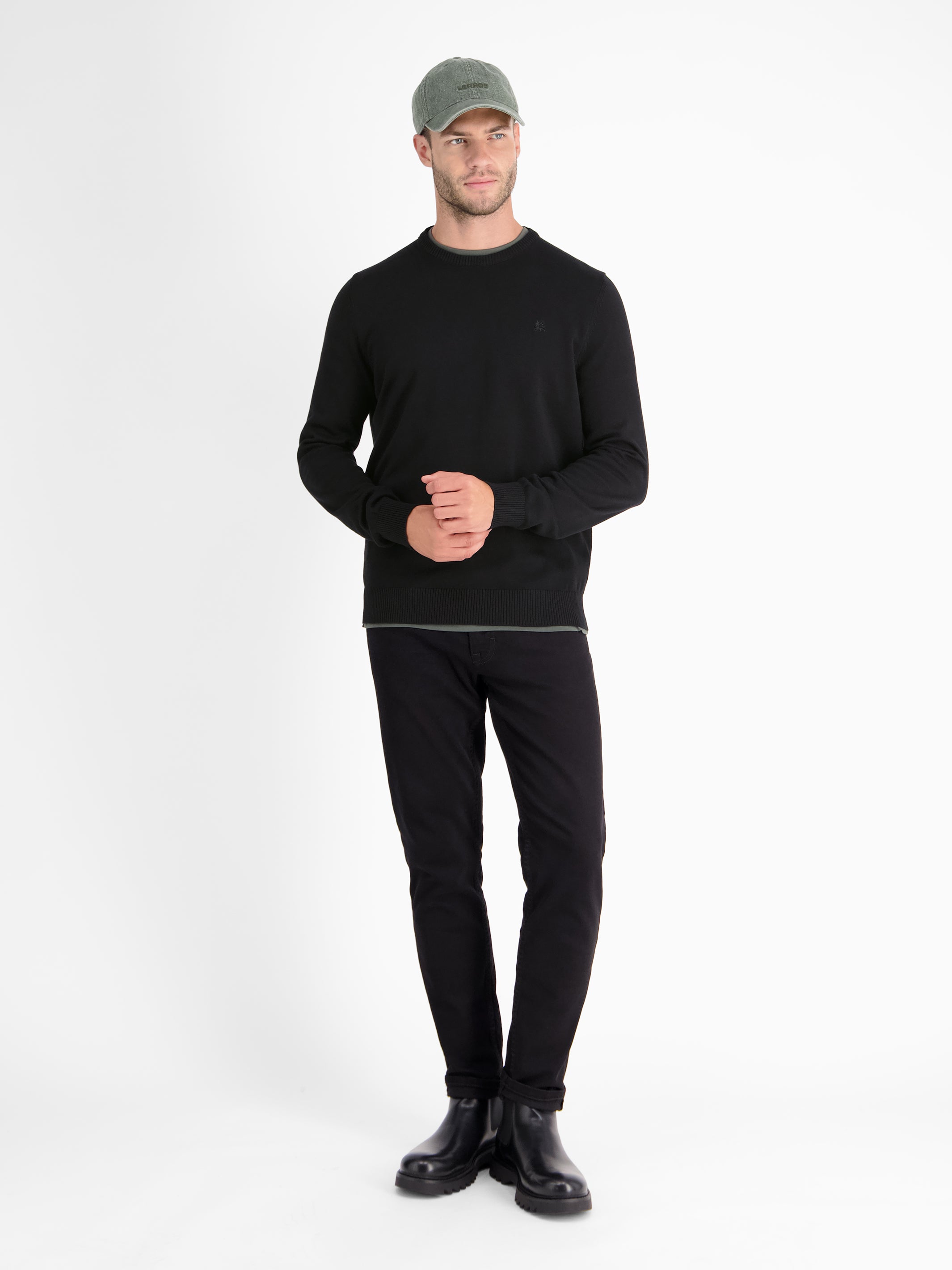 Crewneck Strickpullover - LERROS
