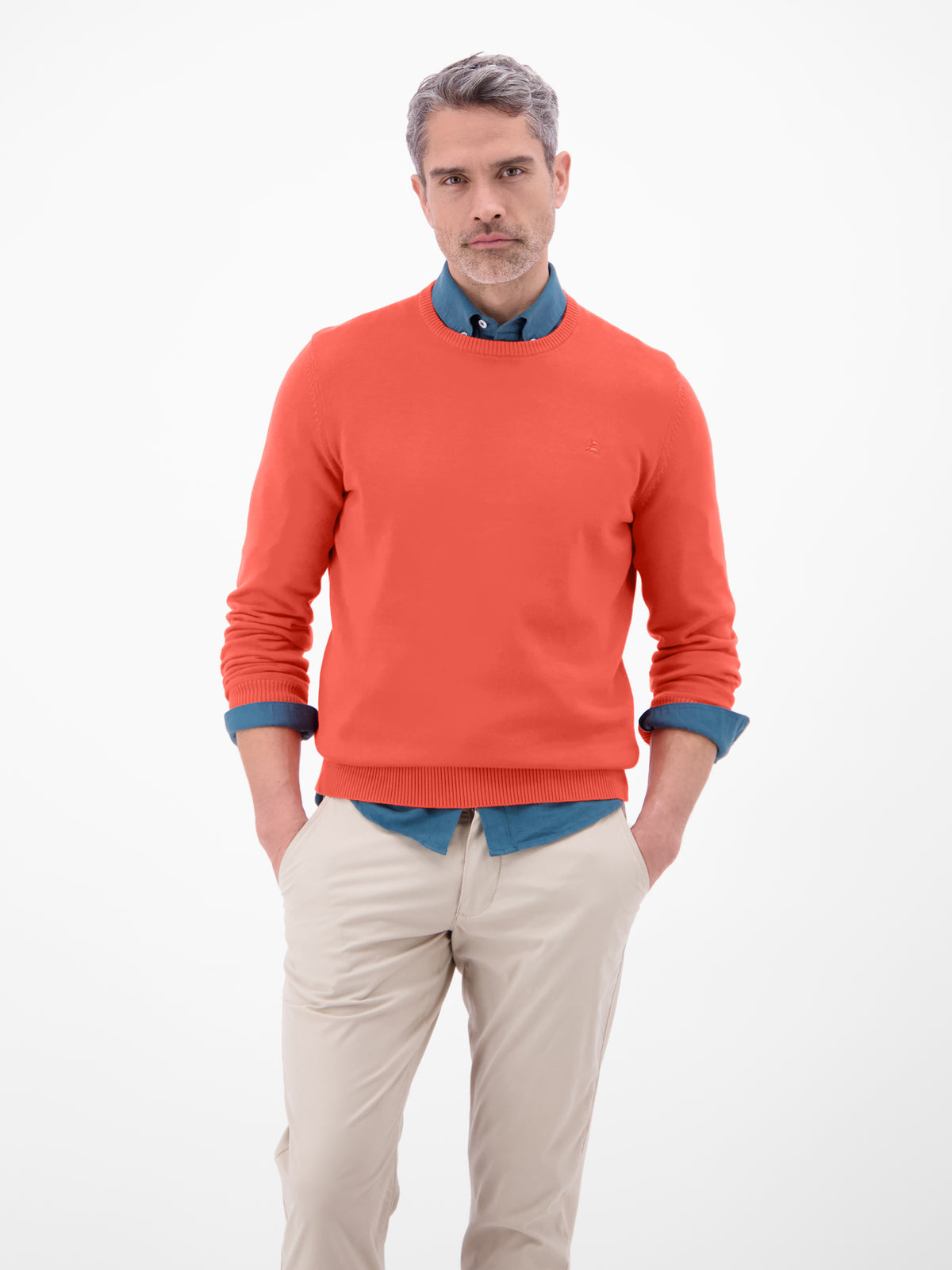 Crewneck Strickpullover - Rundhalspullover