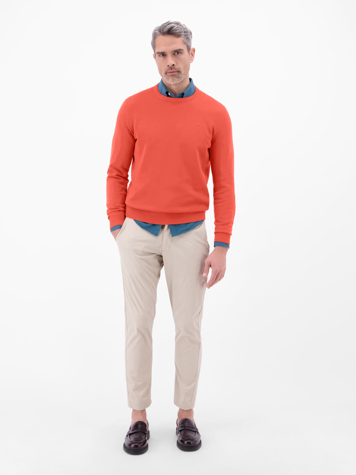 Crewneck Strickpullover - Rundhalspullover